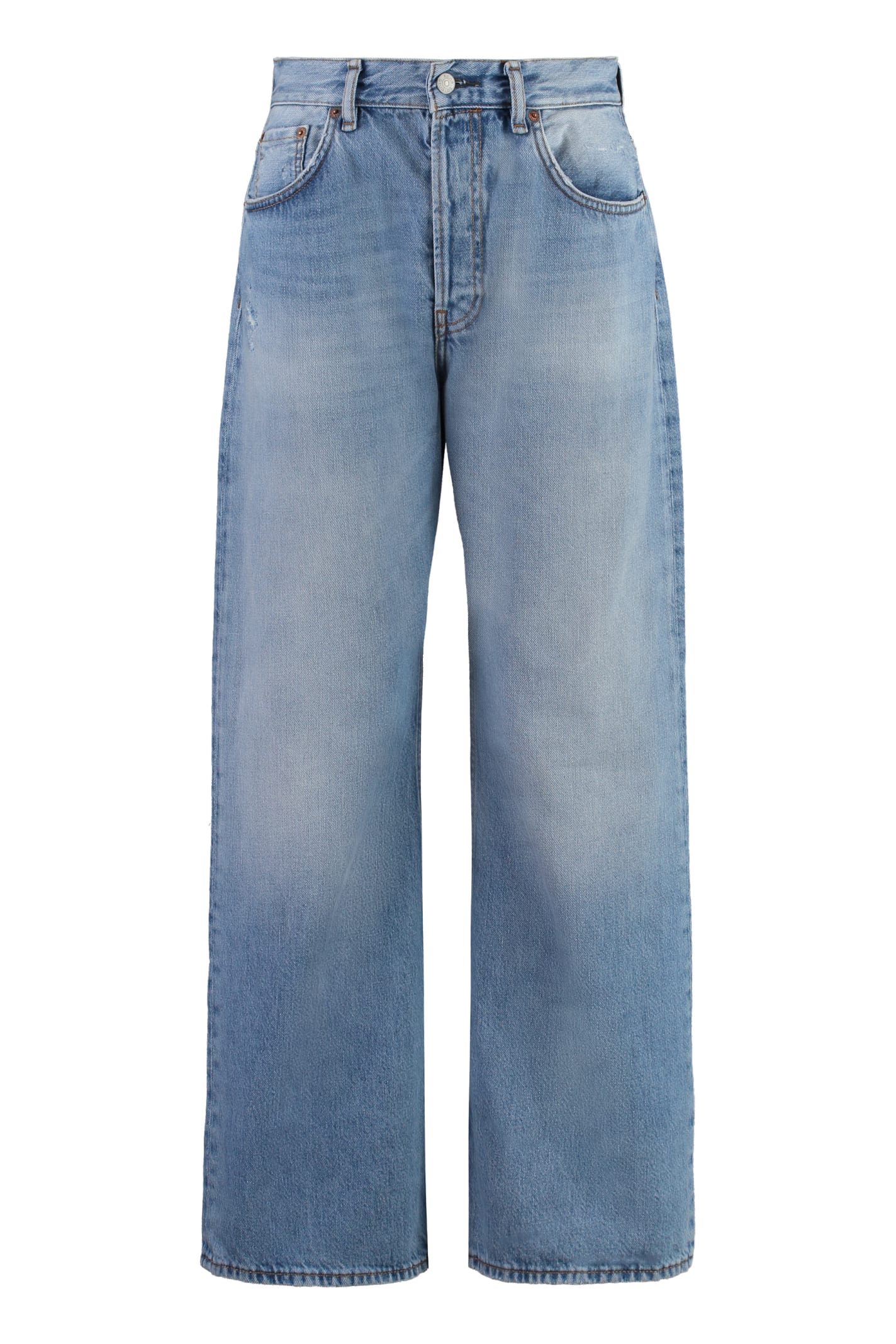 5-pocket Straight-leg Jeans