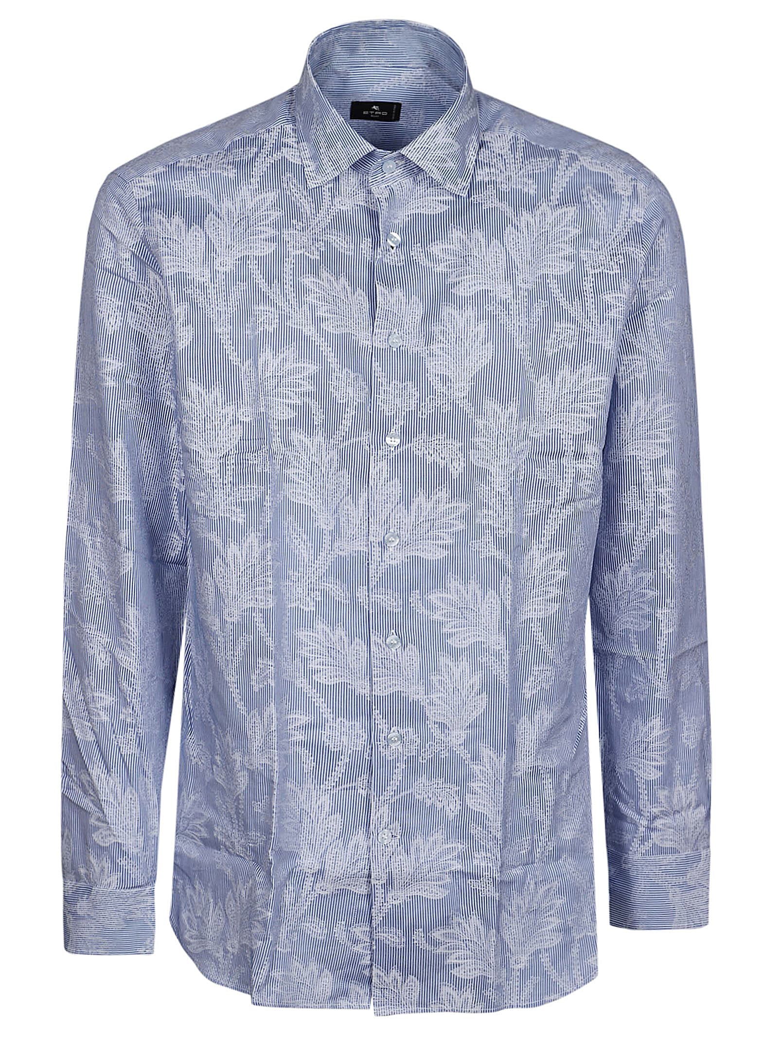 Shop Etro Roma Shirt In Azzurro Fantasia