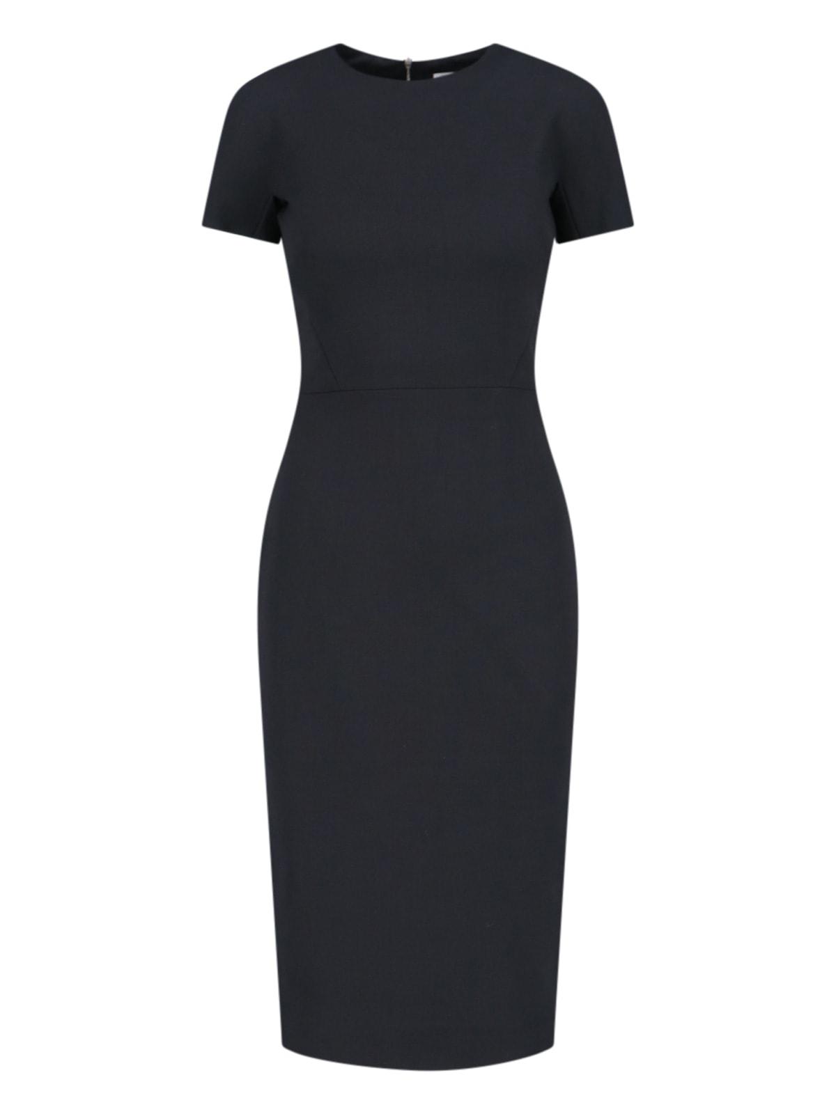 Shop Victoria Beckham Midi T-shirt Dress In Black