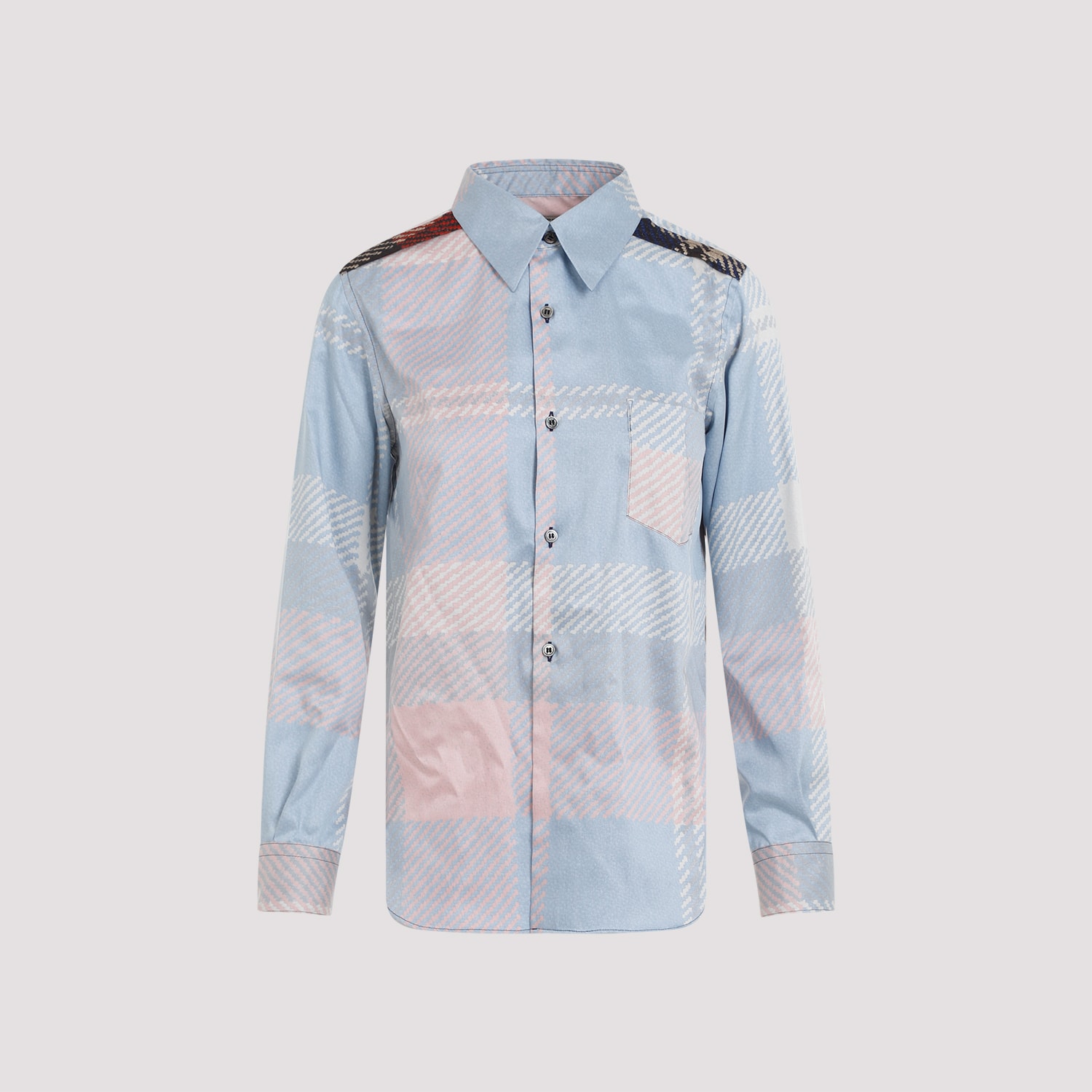 Shop Comme Des Garçons Shirt In Blue Multi