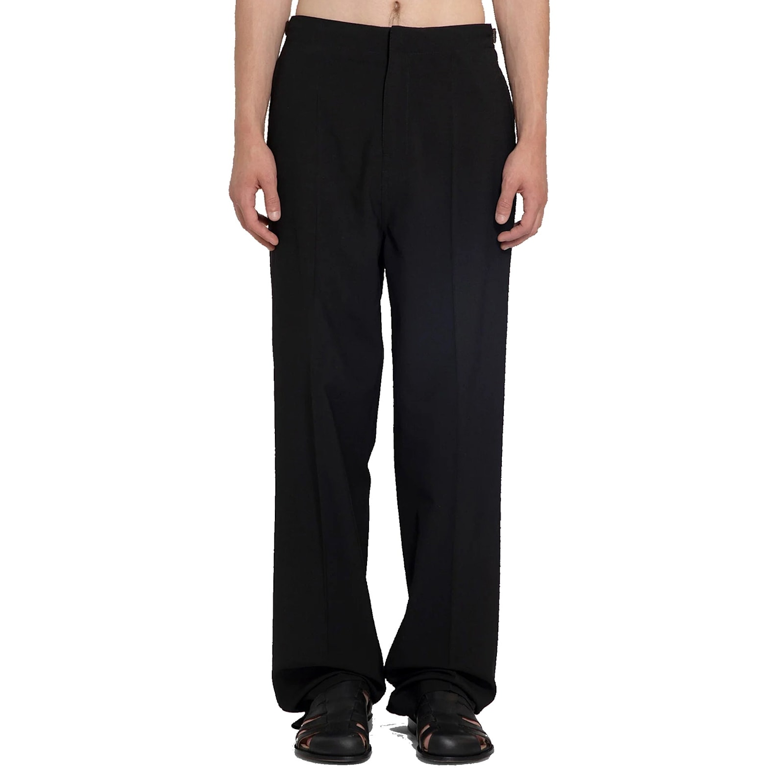 Loewe Wool Trousers In Black