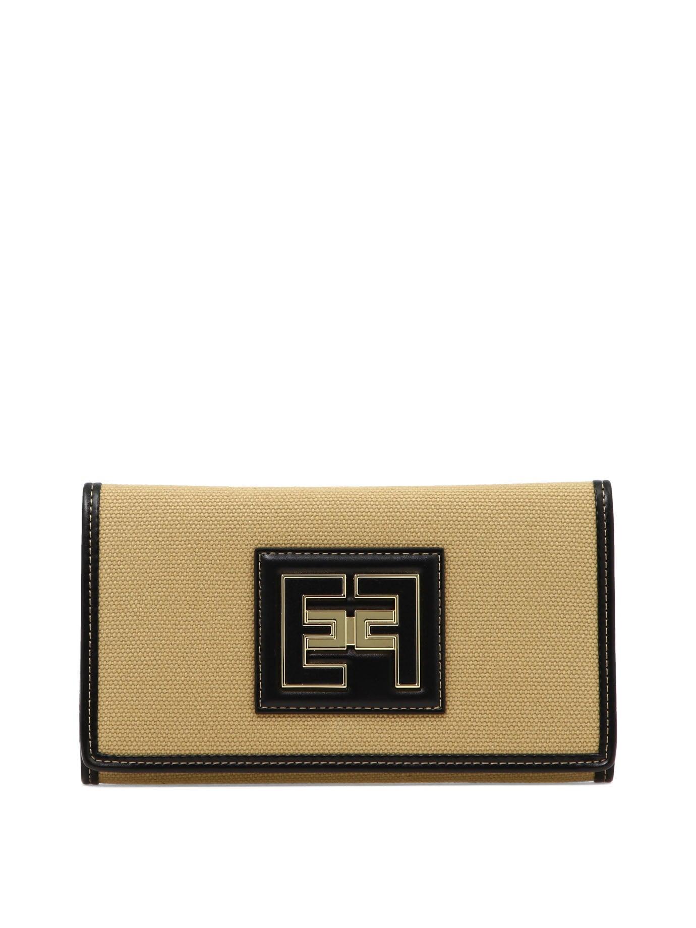 Logo Plaque Zipped Wallet Elisabetta Franchi