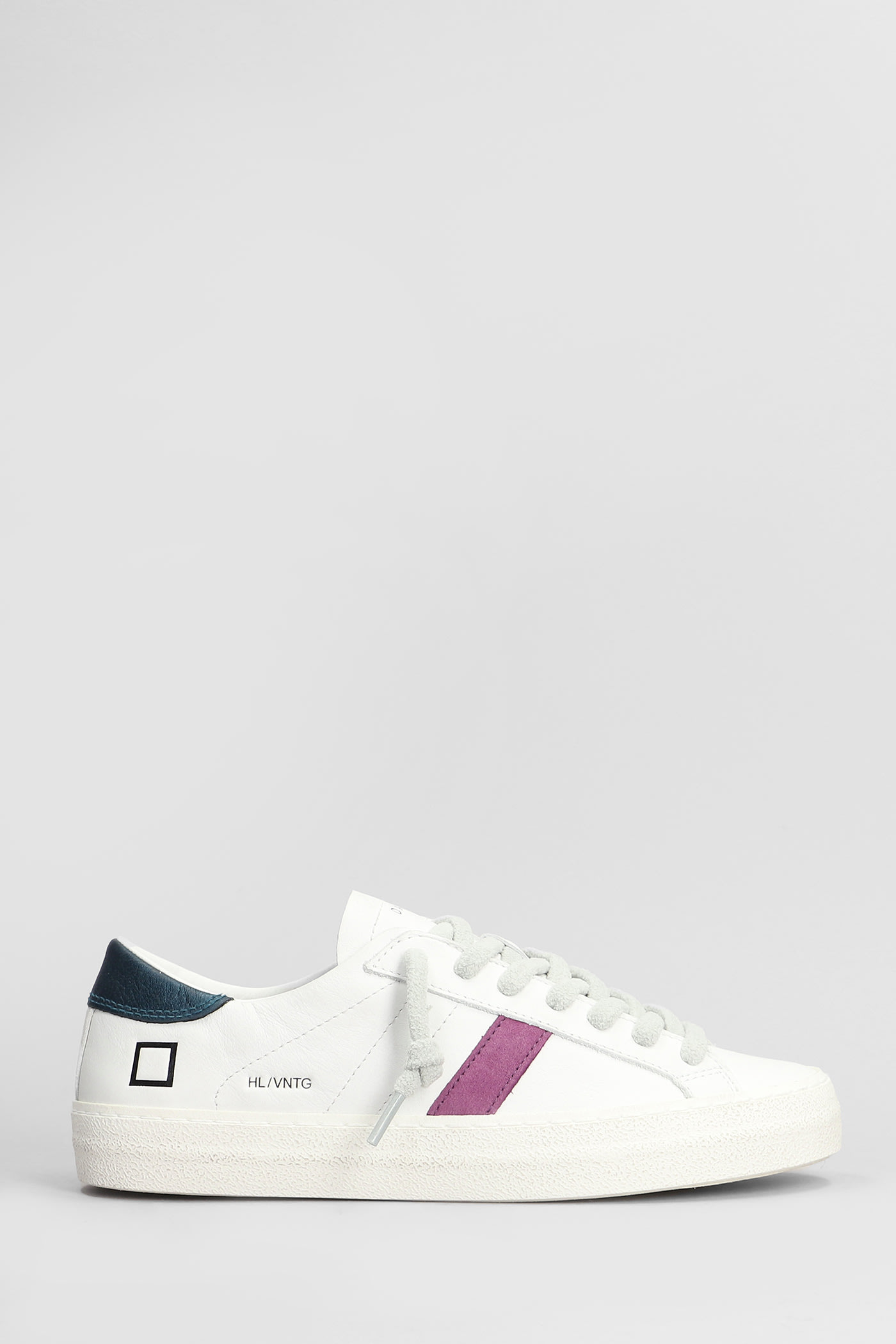 D. A.T. E. Hill Low Sneakers In White Leather