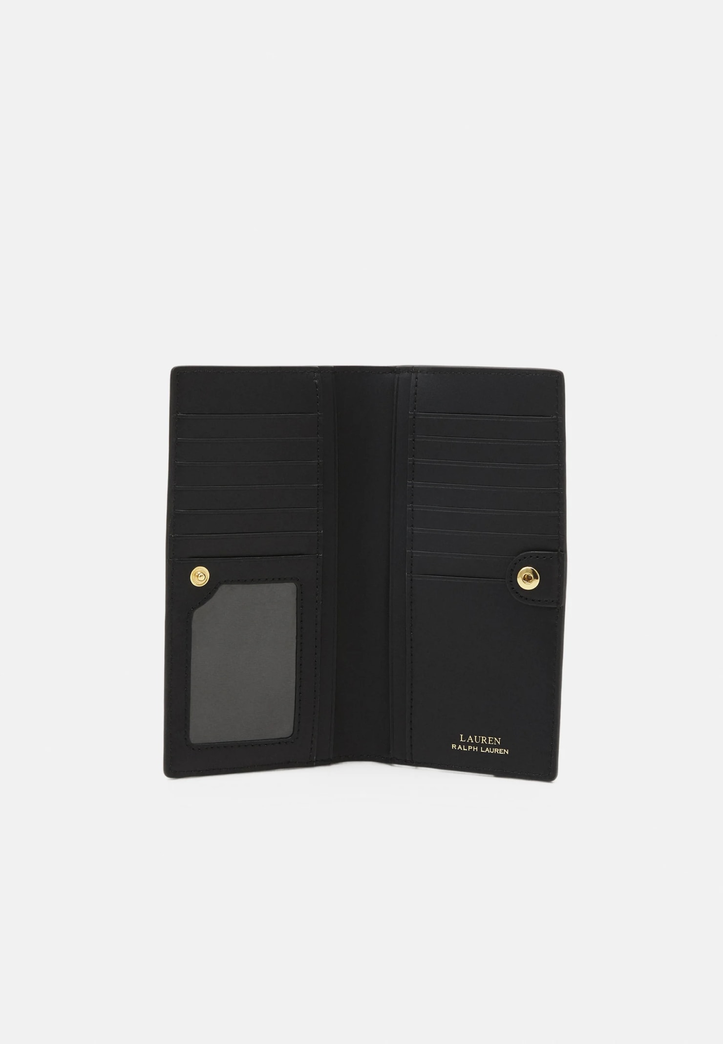 Shop Ralph Lauren Slim Wallet Wallet Medium In Black