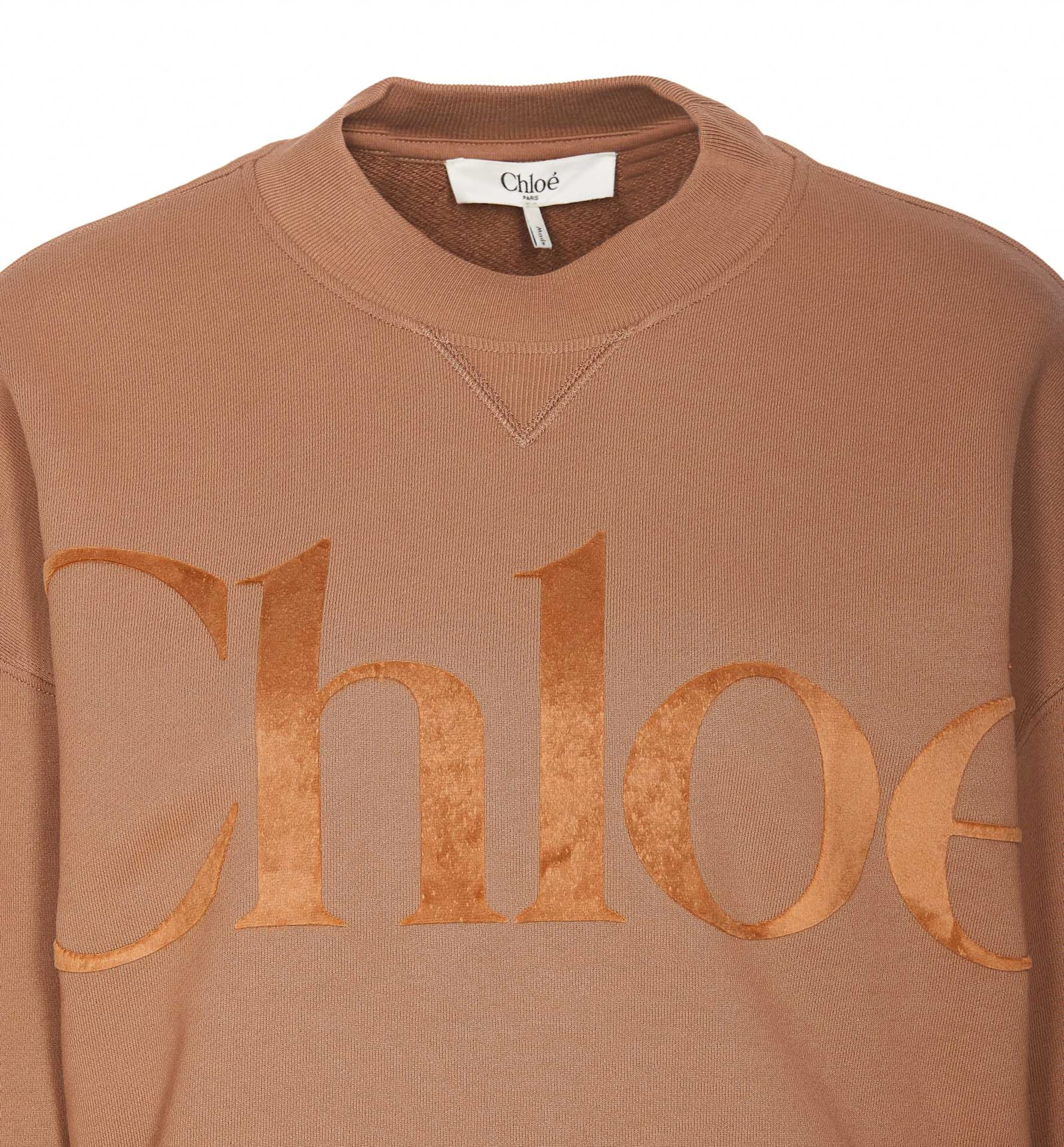 Shop Chloé Jh05 Sweatshirt In Beige