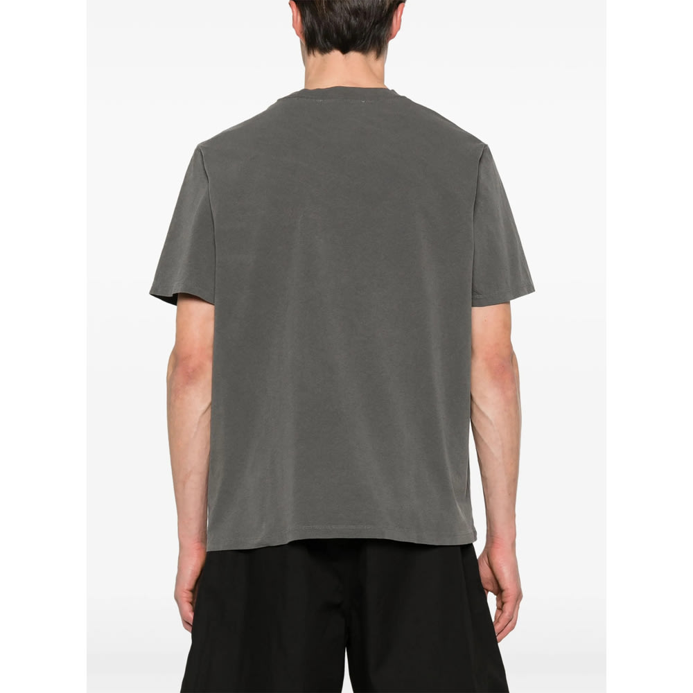 Our Legacy Mens Worn Black Boxy Short-sleeve Cotton-jersey T-shirt In Gray