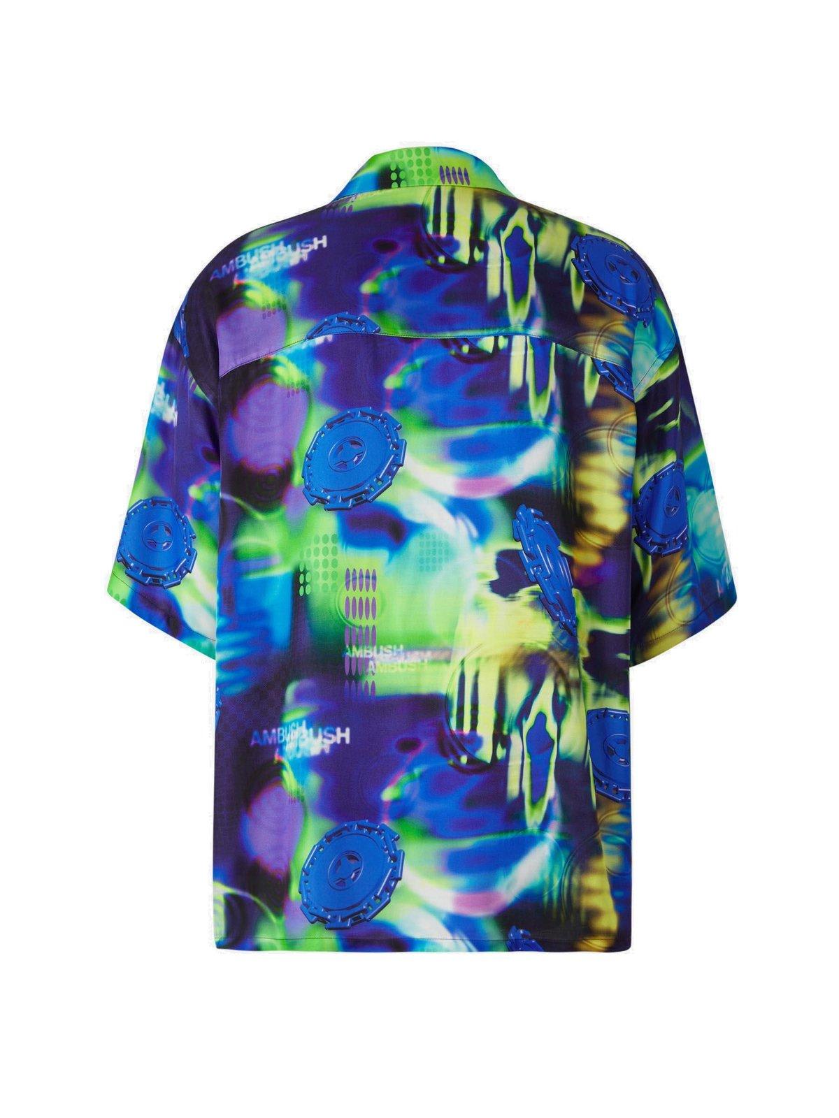 Shop Ambush Abstract-pattern Buttoned Shirt
