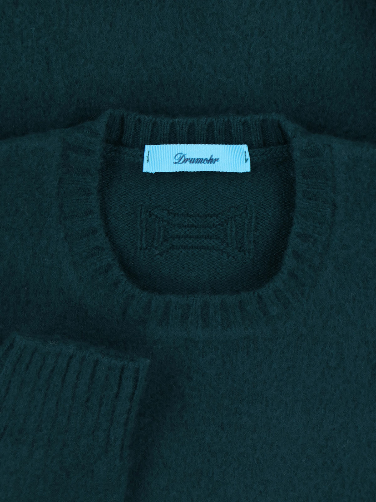 Drumohr Wool Sweater In Green