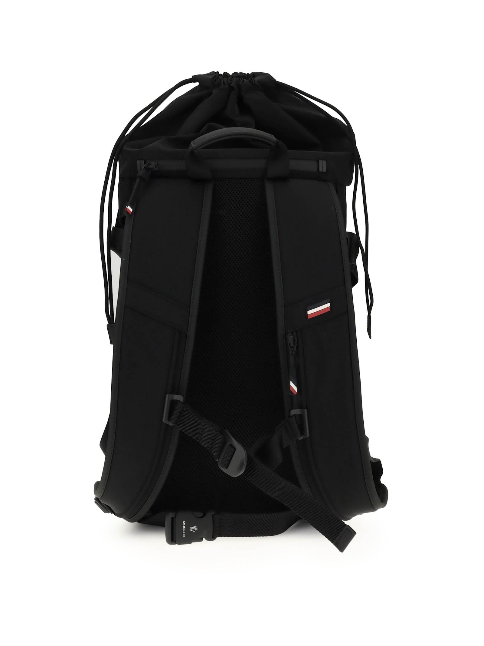 Moncler Grenoble Nylon Backpack With Logo In Black