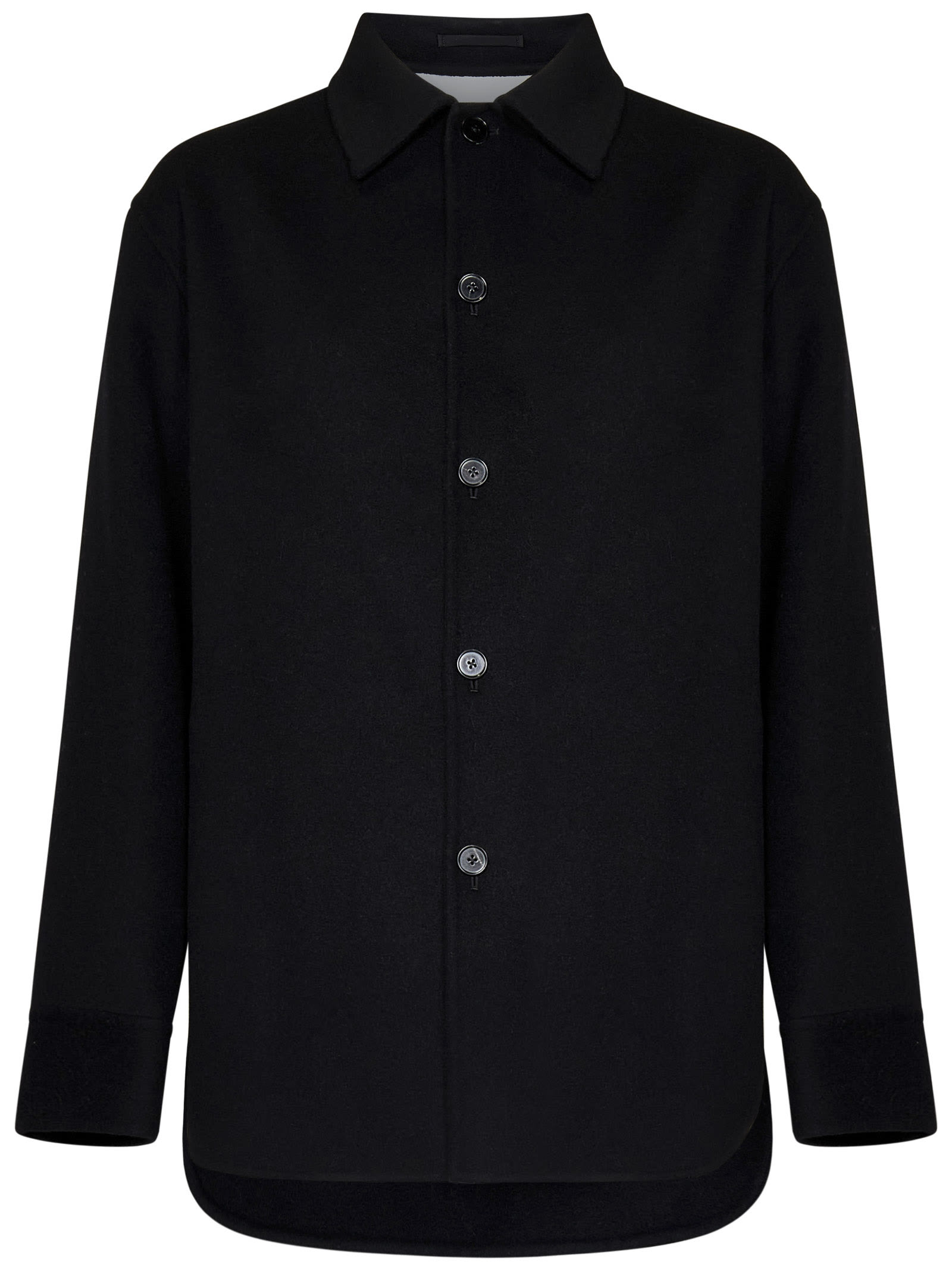 Shop Jil Sander Coat In Black