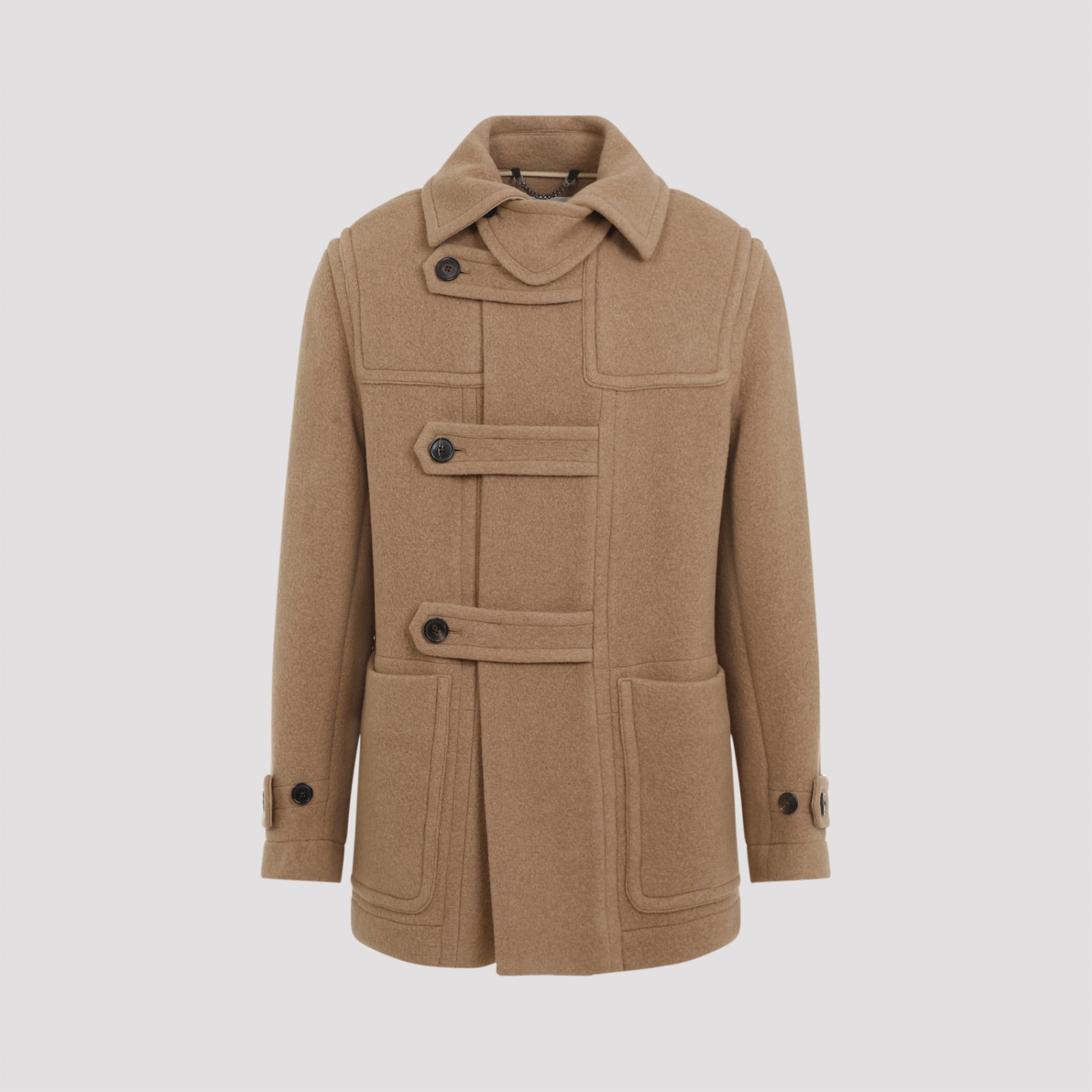 Shop Dries Van Noten Ranner Coat In Camel