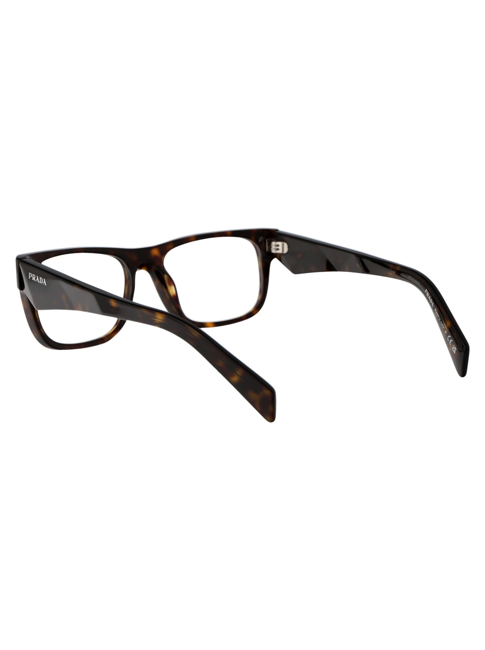 Shop Prada 0pr 22zv Glasses In 19j1o1 Loden/black