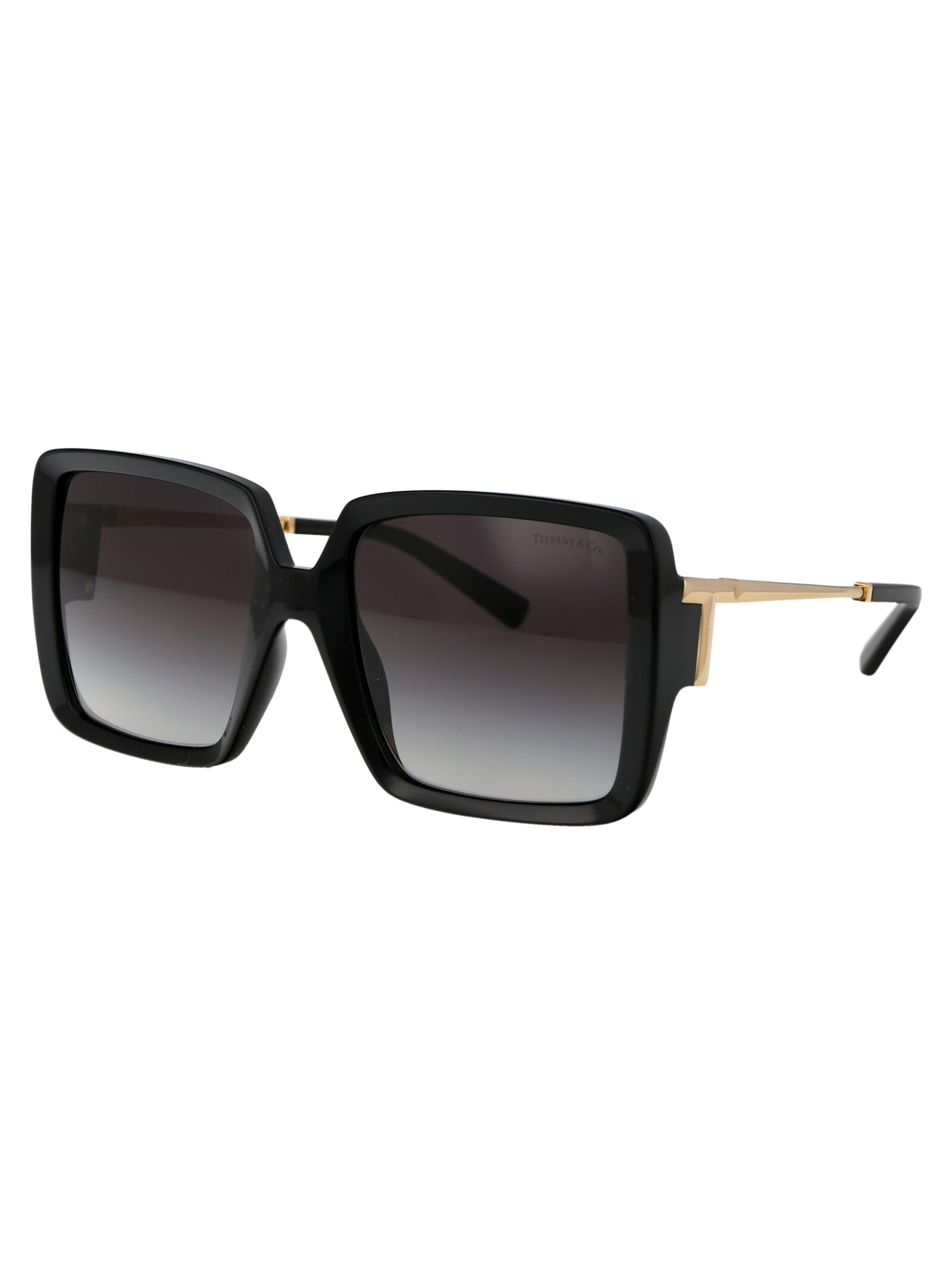 Shop Tiffany &amp; Co. 0tf4212u Sunglasses In 80013c Black