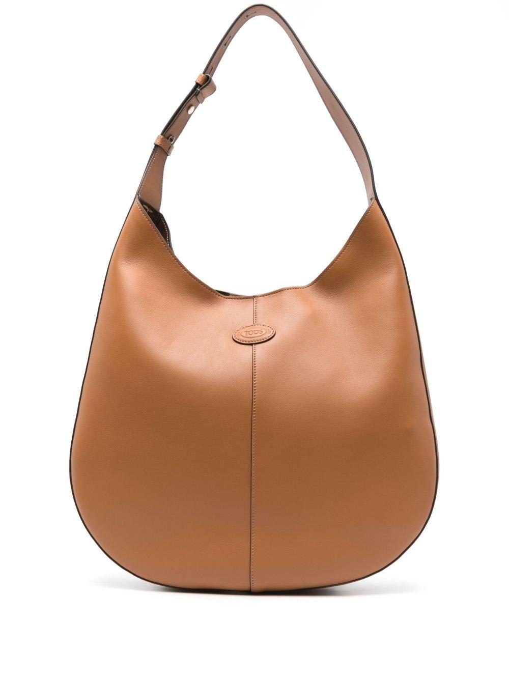 Tod's Di Bag Hobo Logo Detailed Medium Shoulder Bag