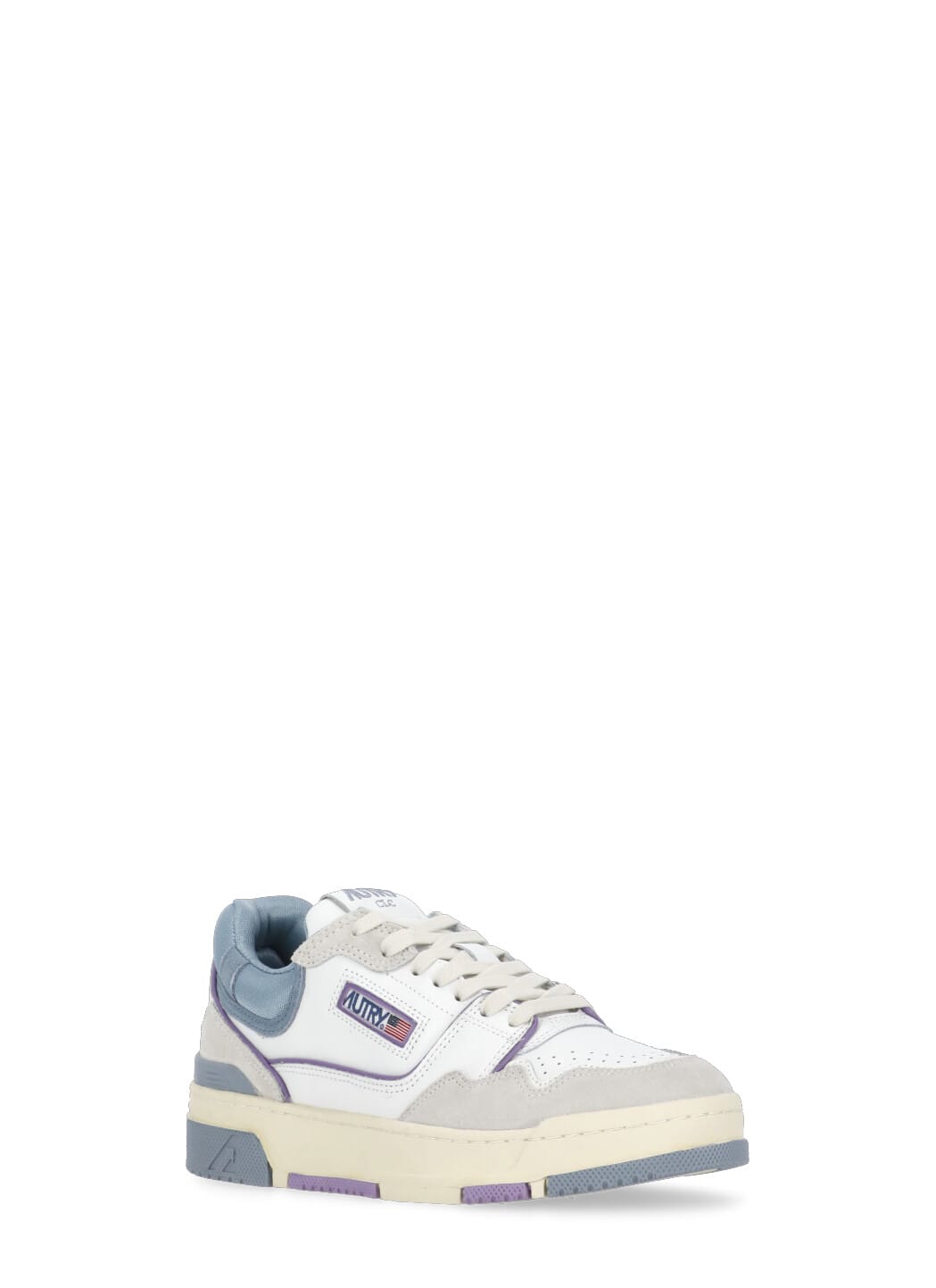 Shop Autry Clc Low Sneakers In Bianco