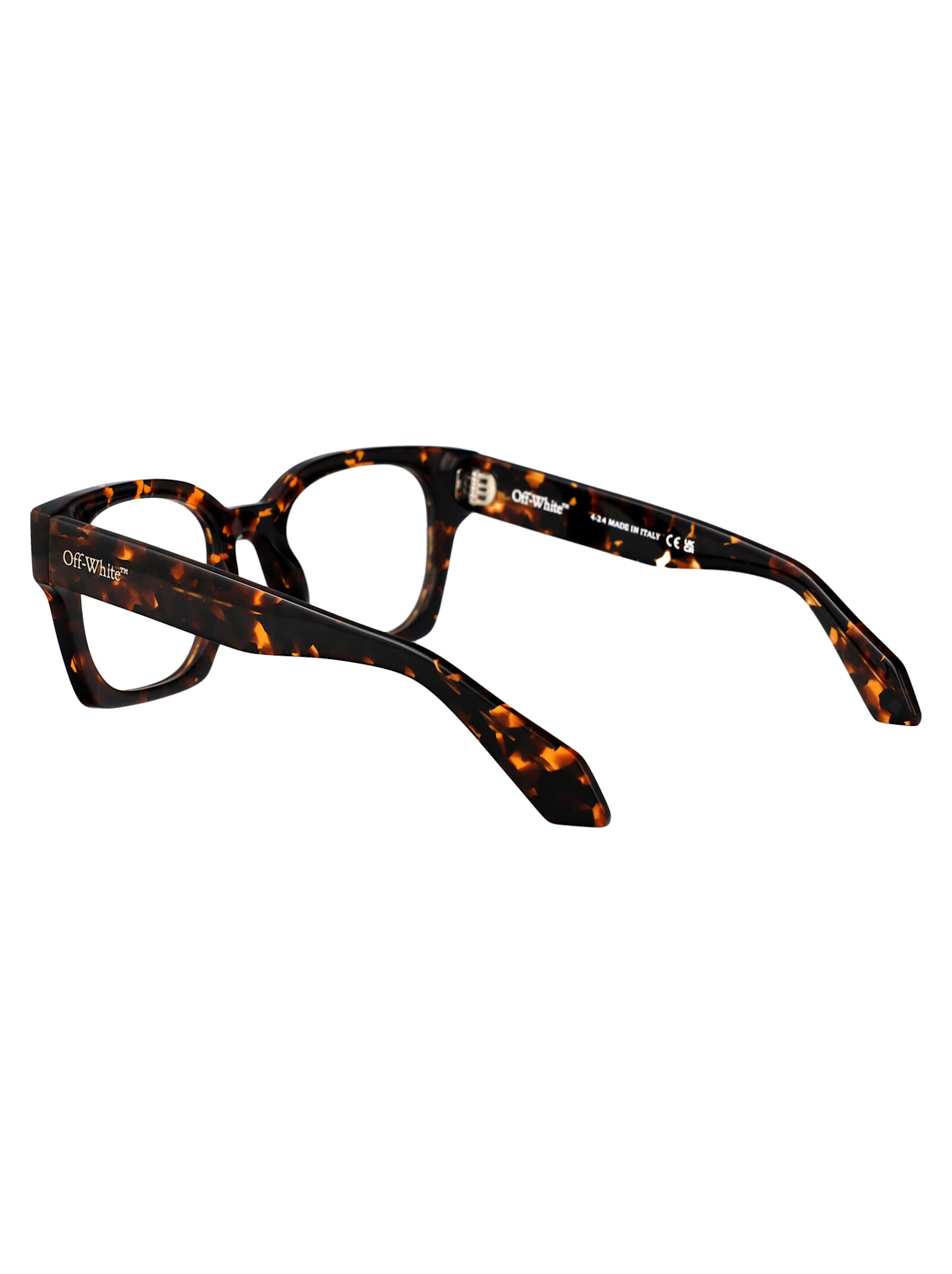 Off-white Off White Oerj077 Style 77 1000 Black Glasses In Havana