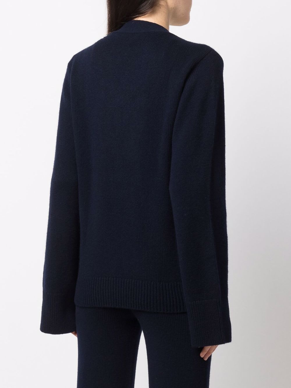 Lisa Yang Danni Cashmere Cardigan In Blue