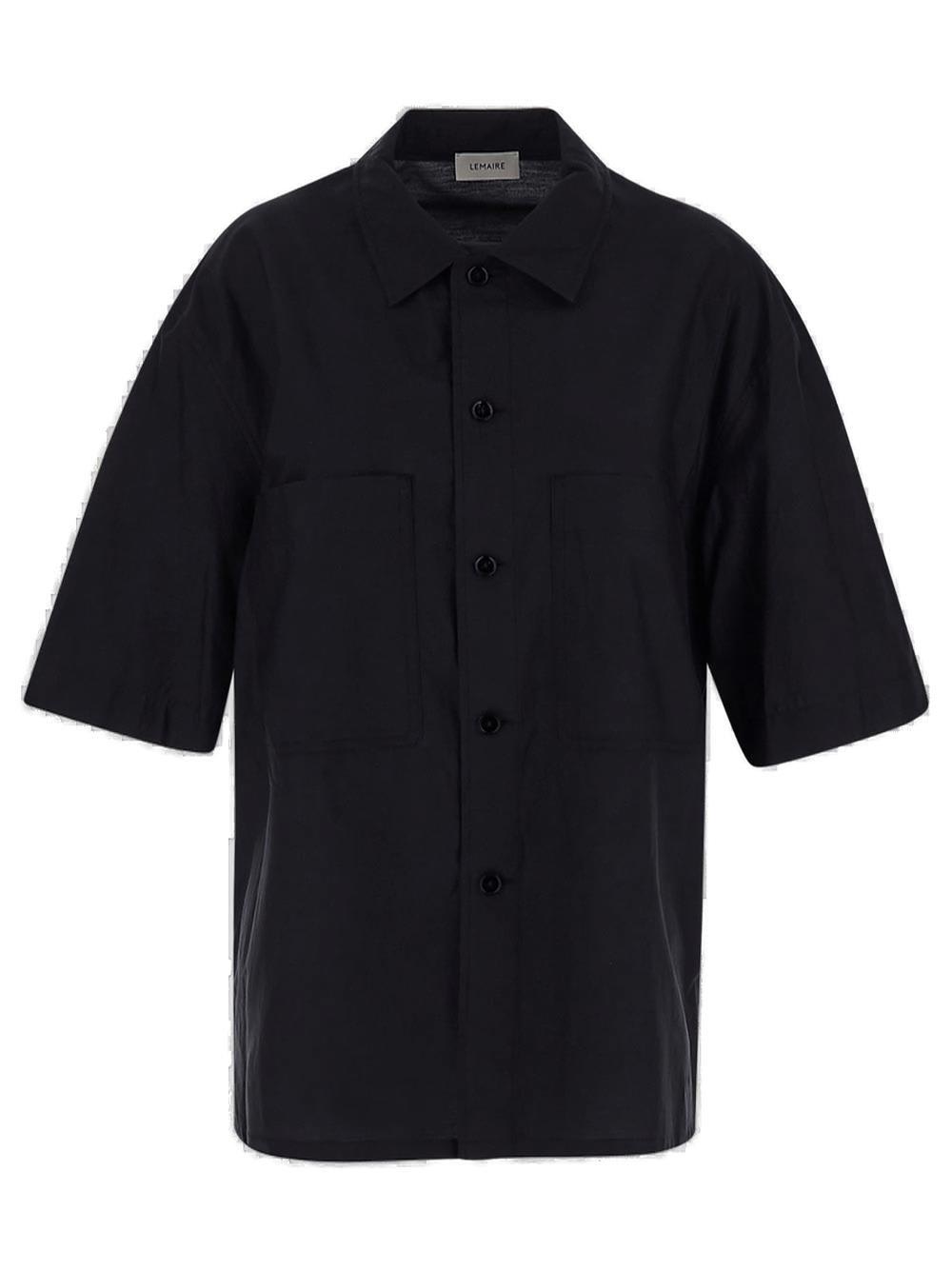 LEMAIRE SHORT-SLEEVED BUTTON-UP SHIRT