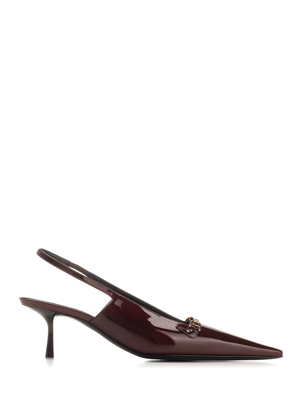 SAINT LAURENT CARINE OPEN-TOE PUMPS