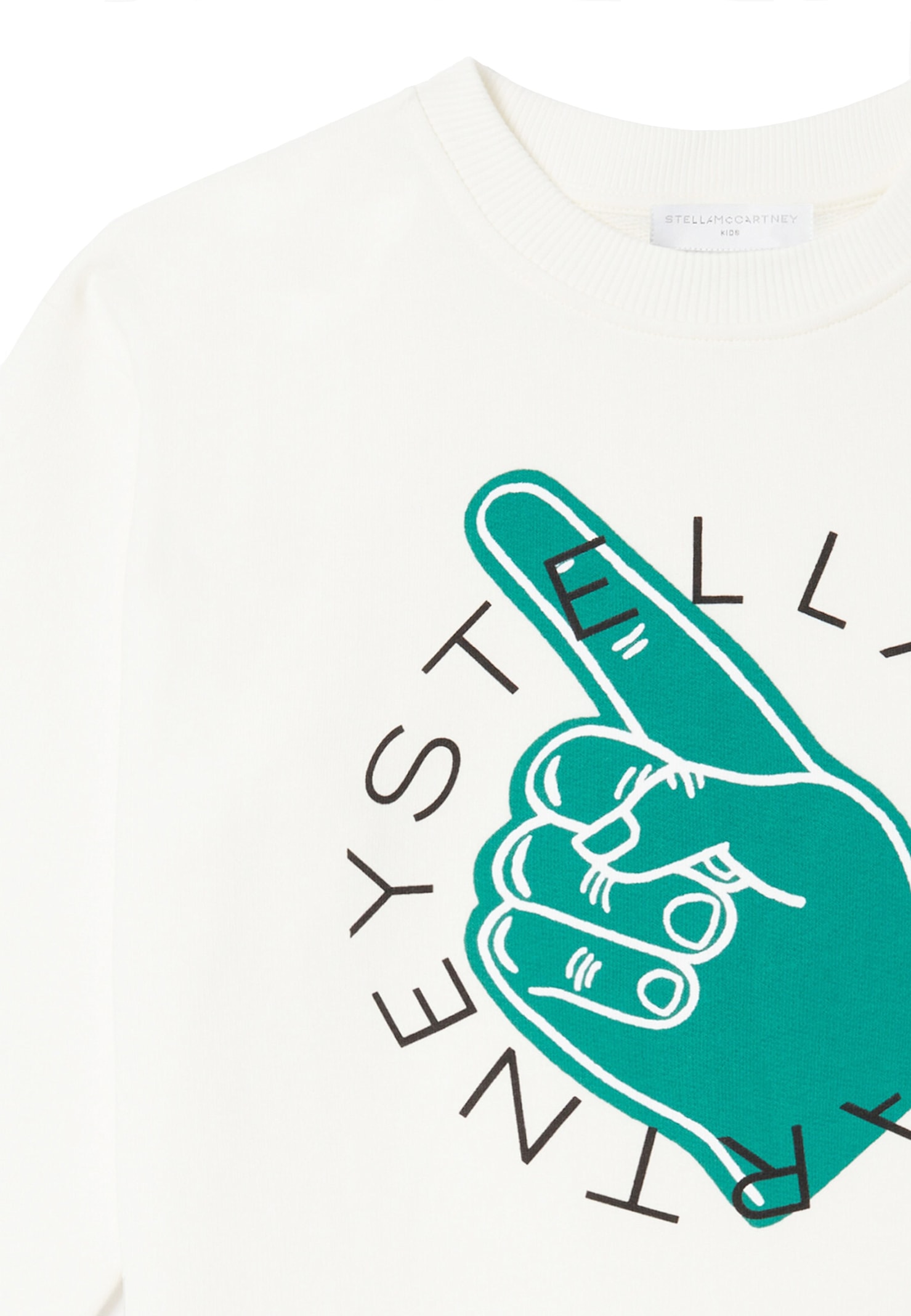 Stella Mccartney White Sweatshirt For Boy With Logo In White