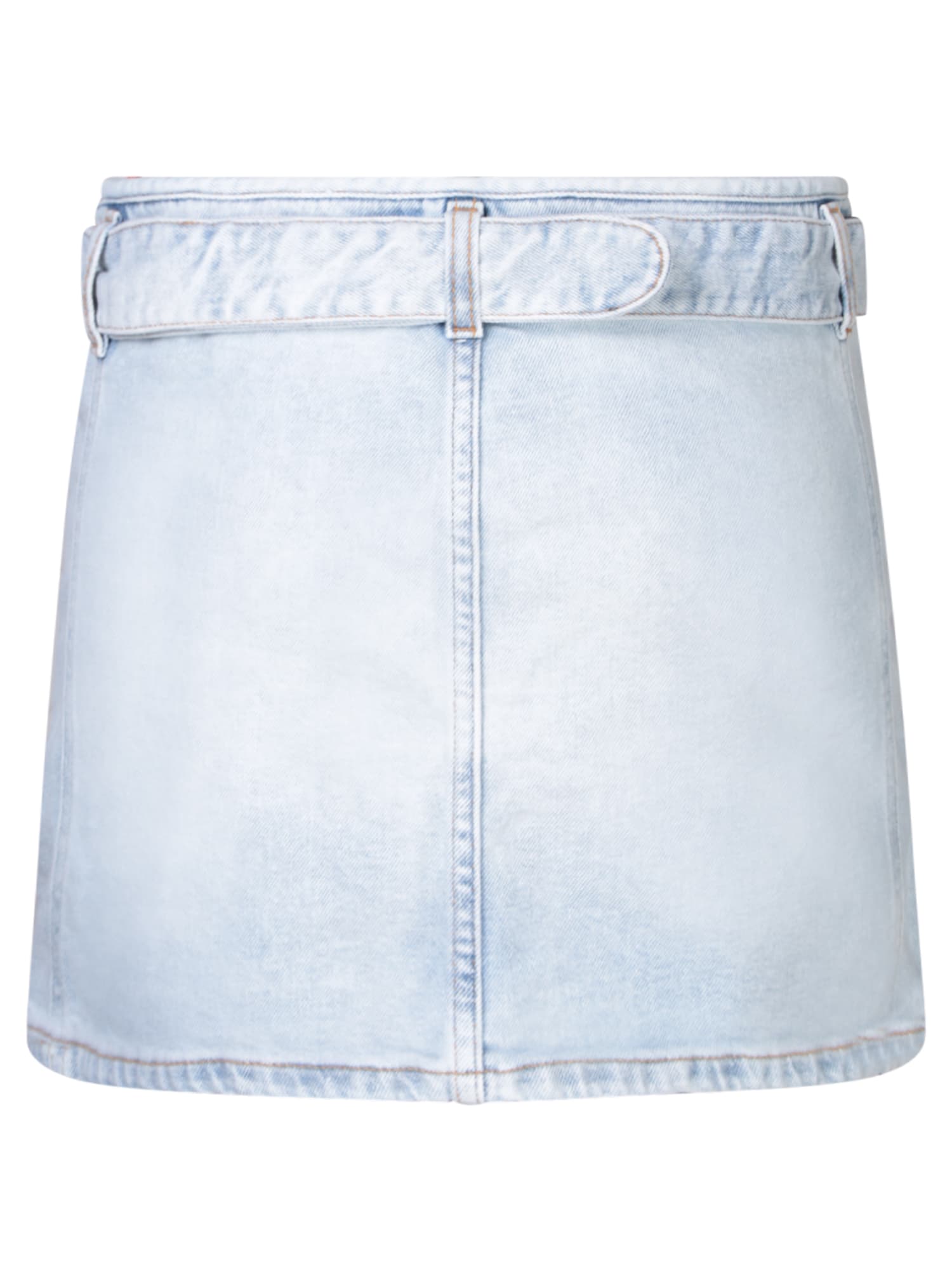 Diesel De-flip Skirt In Blue