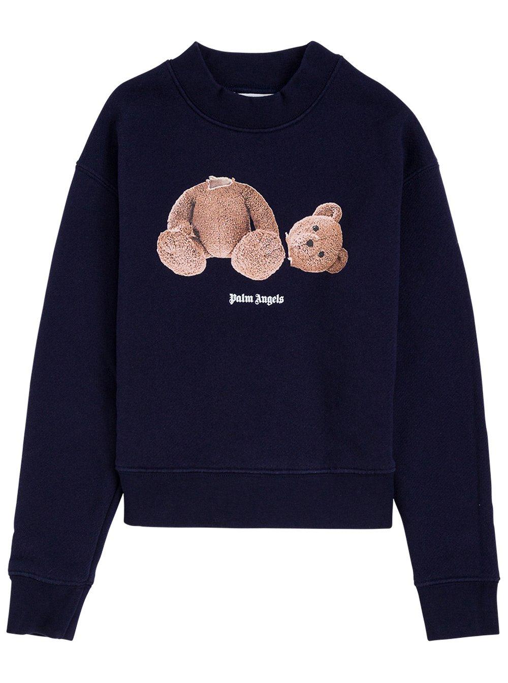 Palm Angels Teddy Bear Printed Sweatshirt