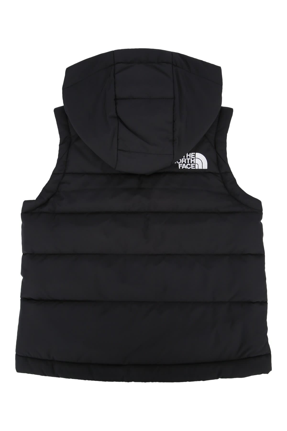 The North Face Ki D Hooded Vest In Black