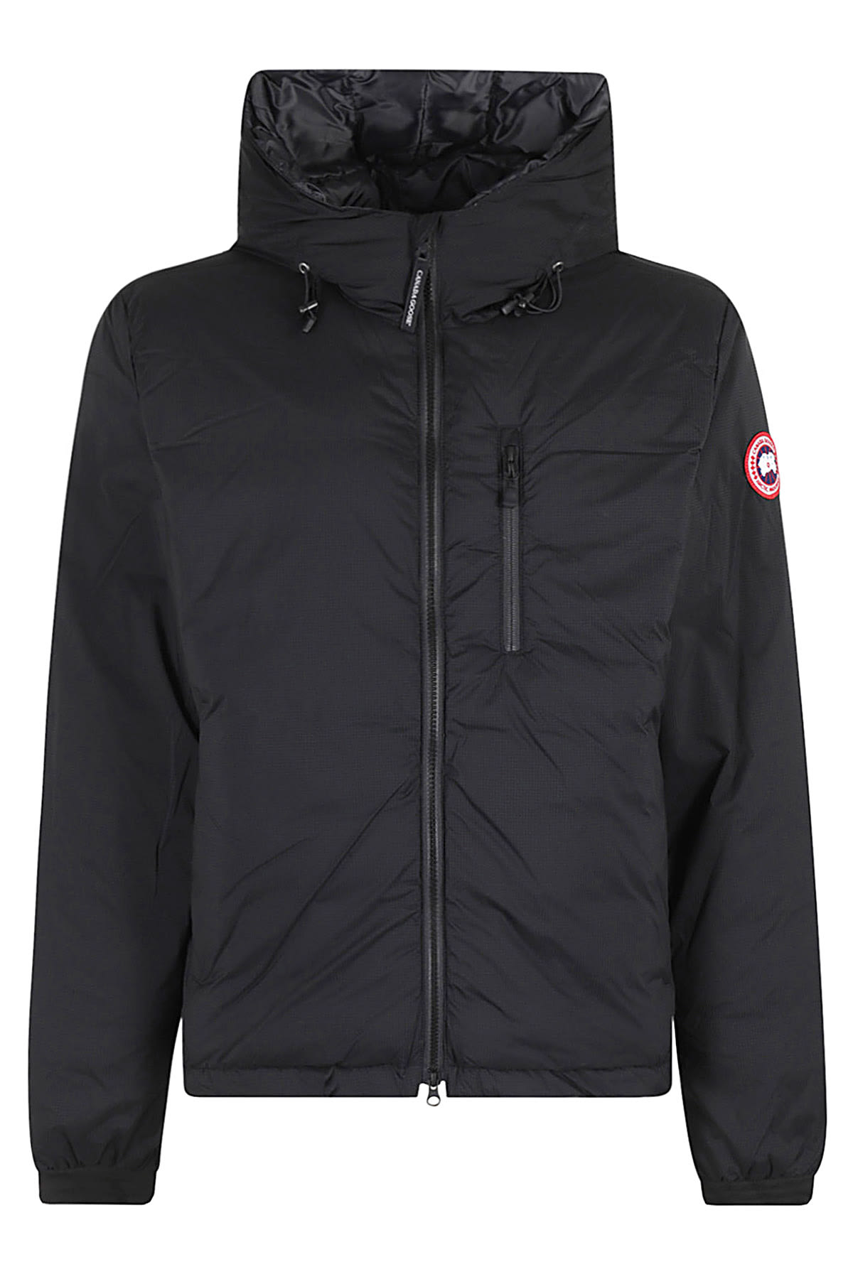 Shop Canada Goose Cg Lodge Hoody In Black