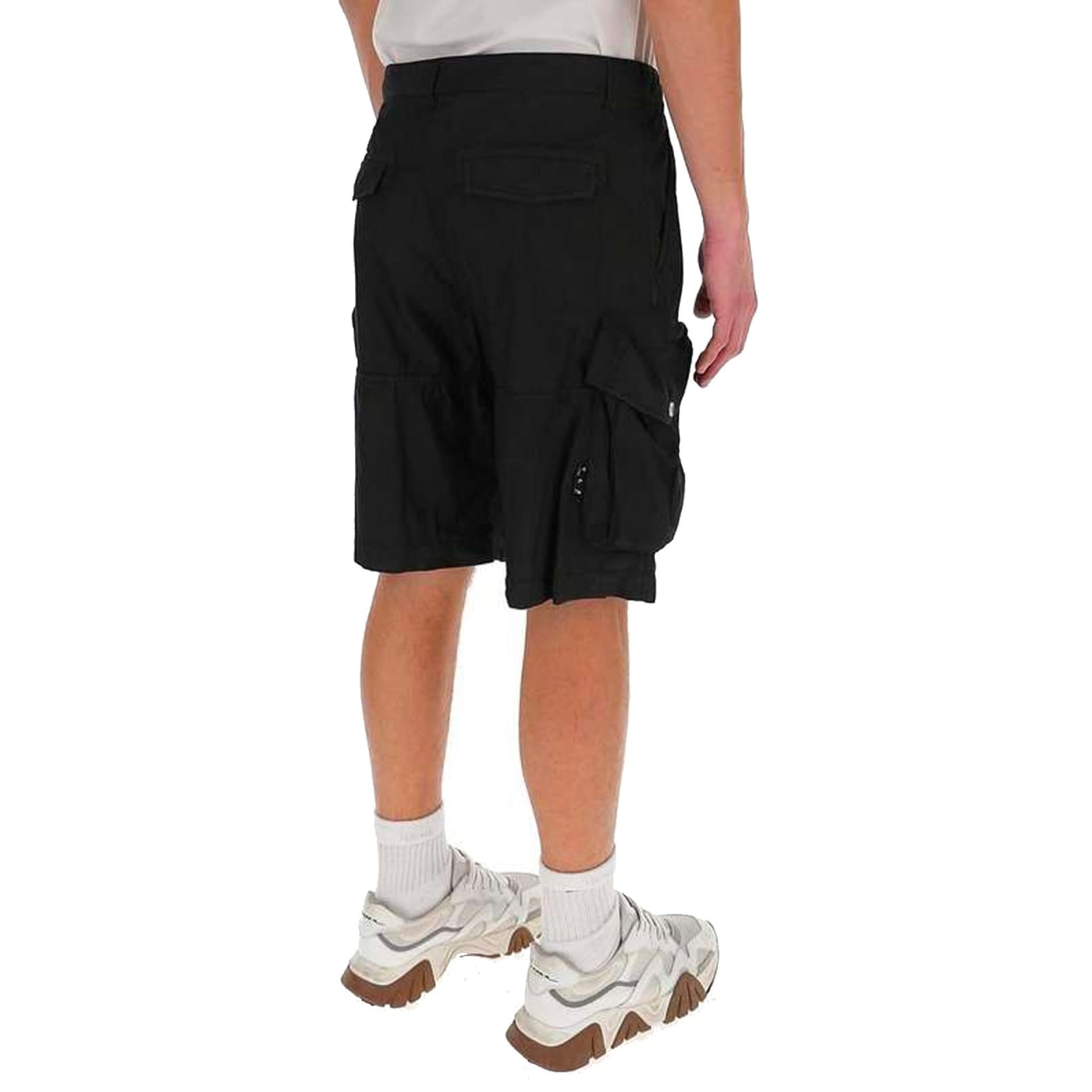 Shop Off-white Off White Utility Shorts In Black