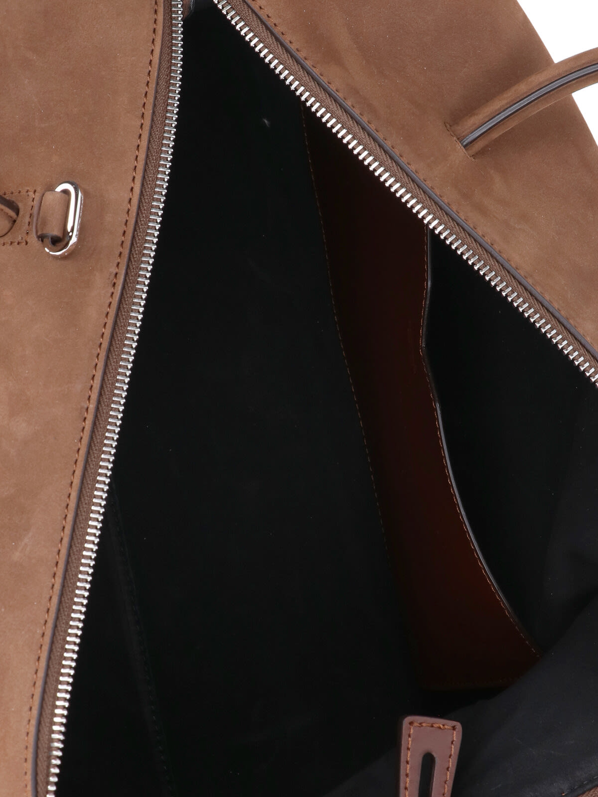 Max Mara Suede Holdall Medium Bag In Brown