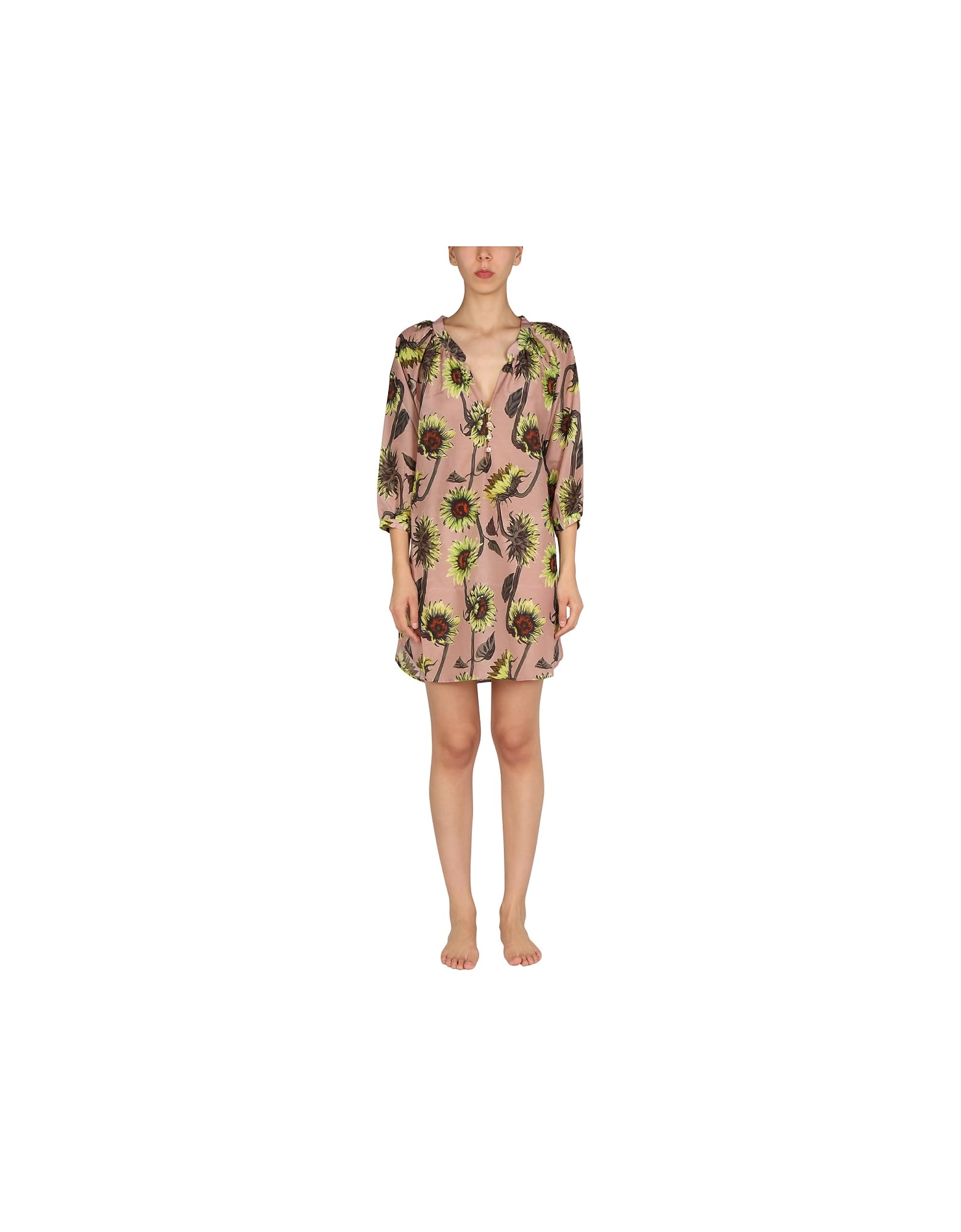 Paul Smith Caftan With Floral Pattern