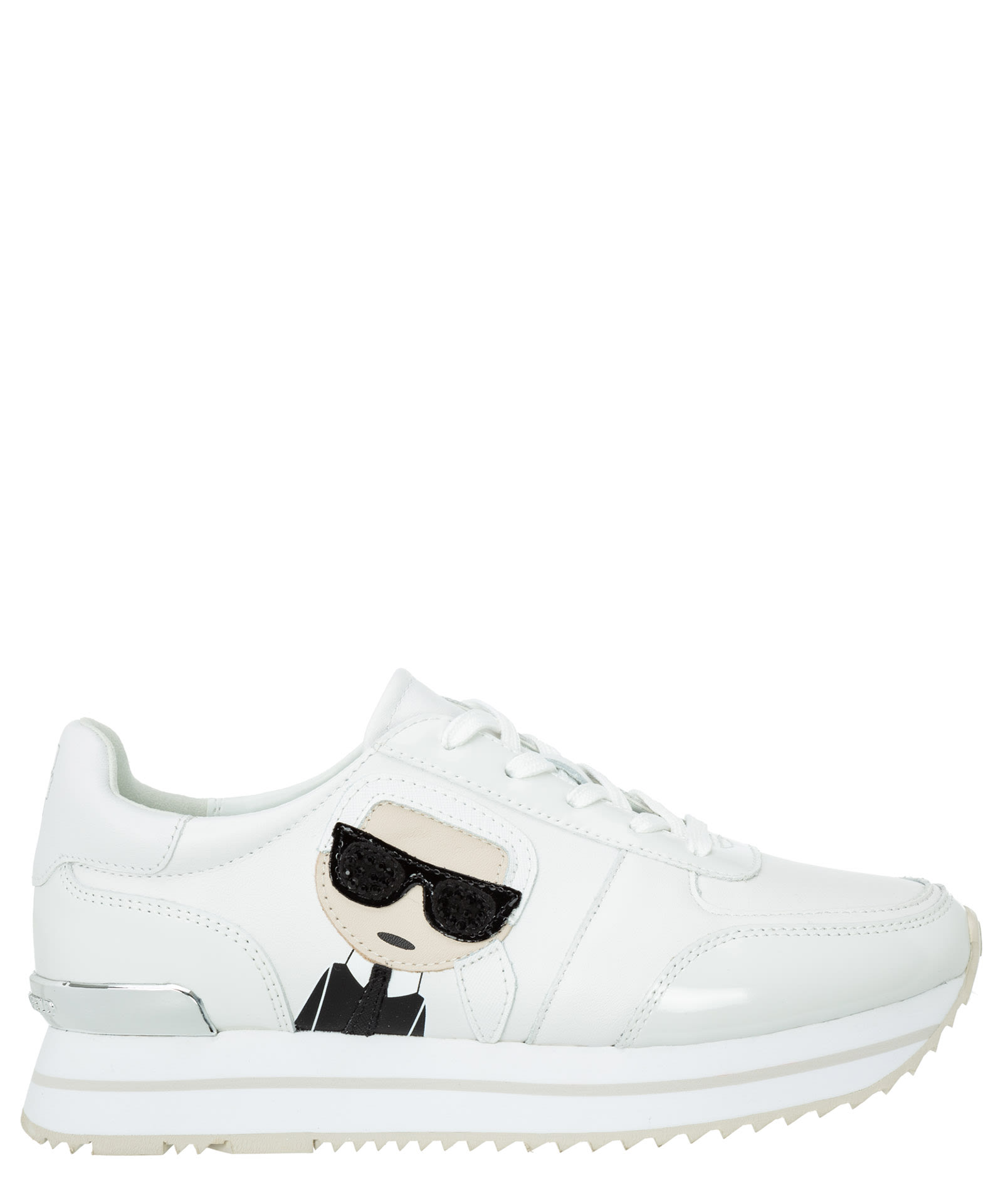 Karl Lagerfeld K/ikonik Velocita Ii Meteor Cotton Sneakers