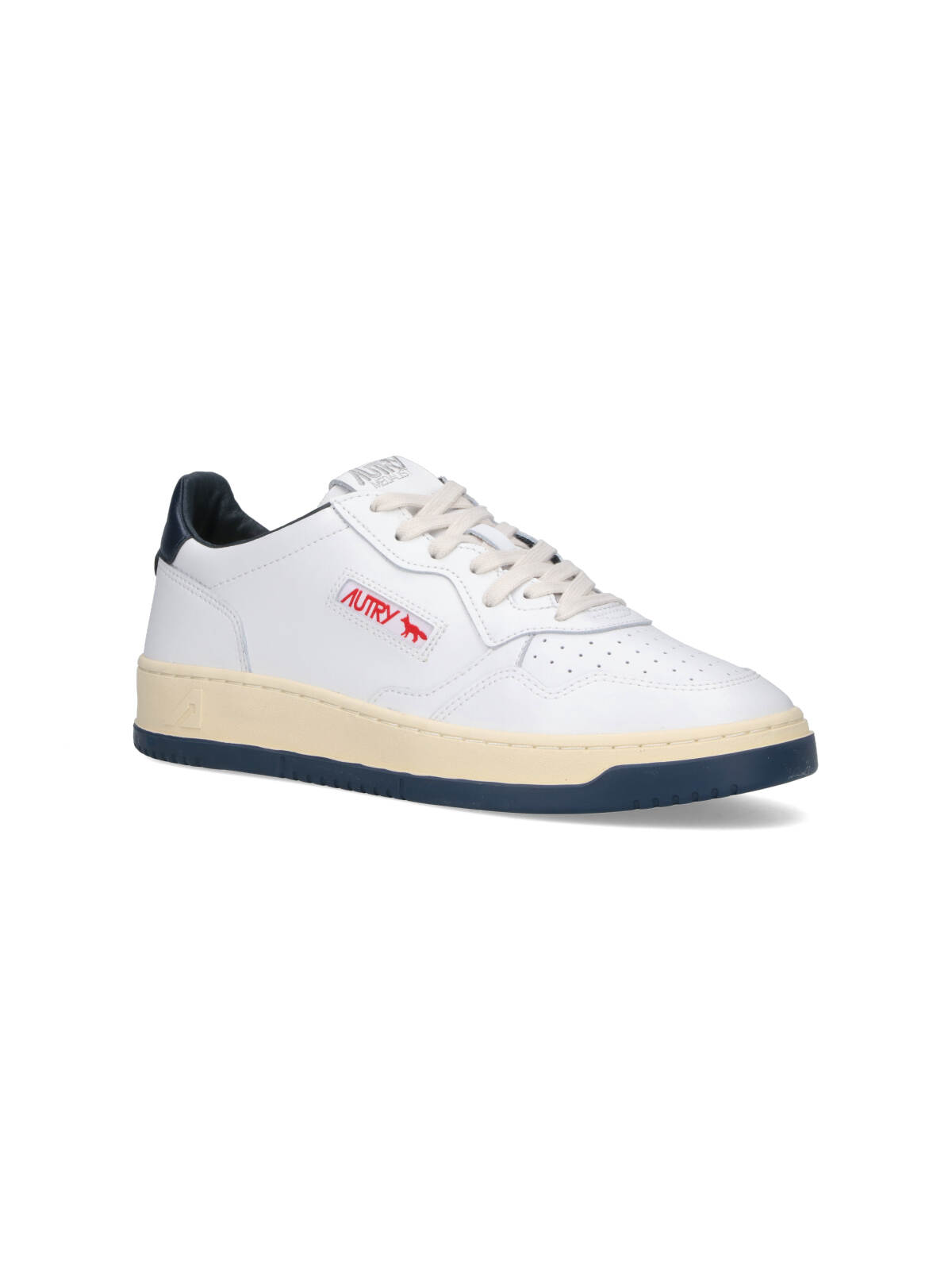 Autry X Maison Kitsune Medalist Low Top Sneakers In Blue