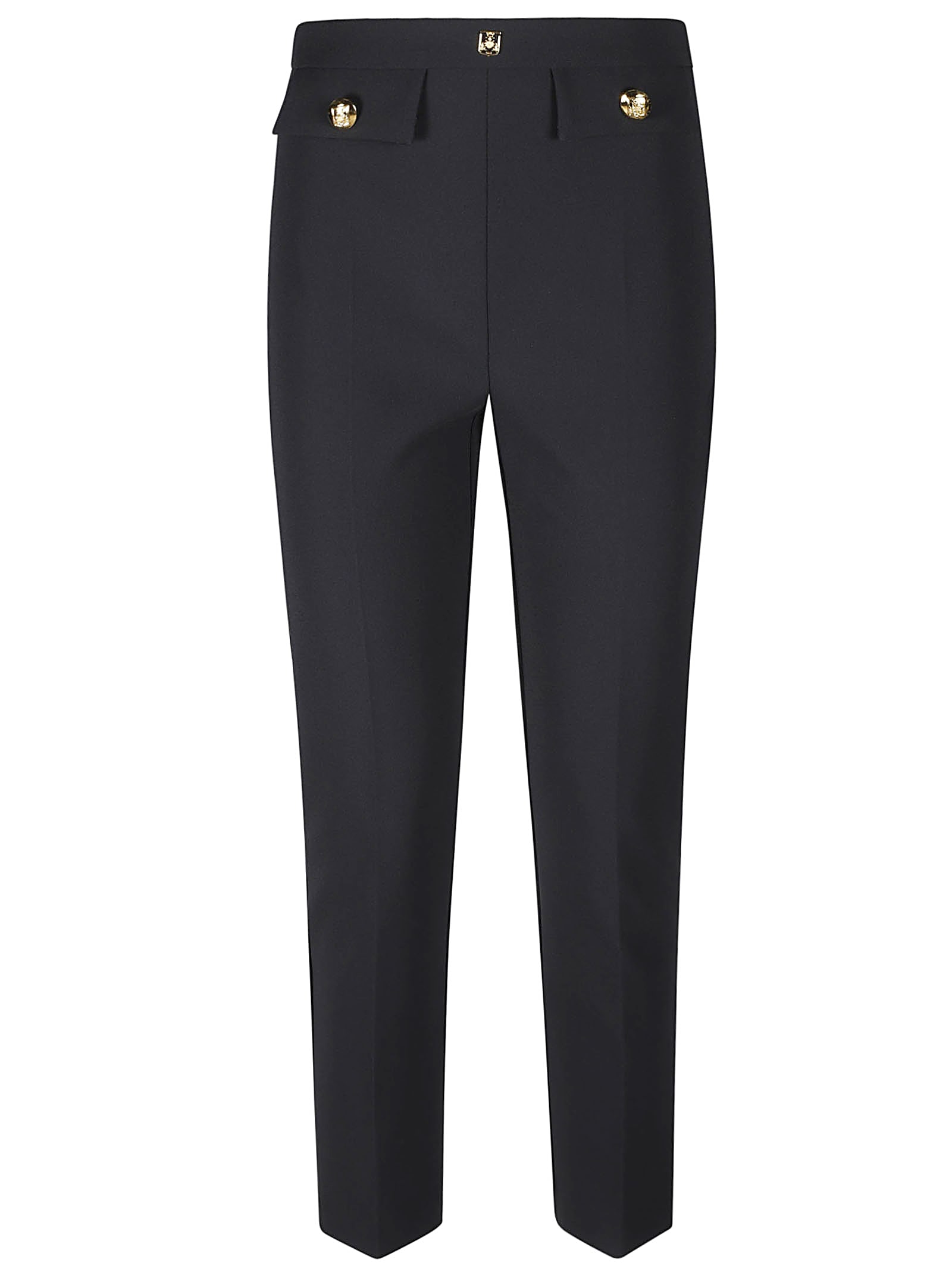 Shop Elisabetta Franchi Essential Pant In Nero