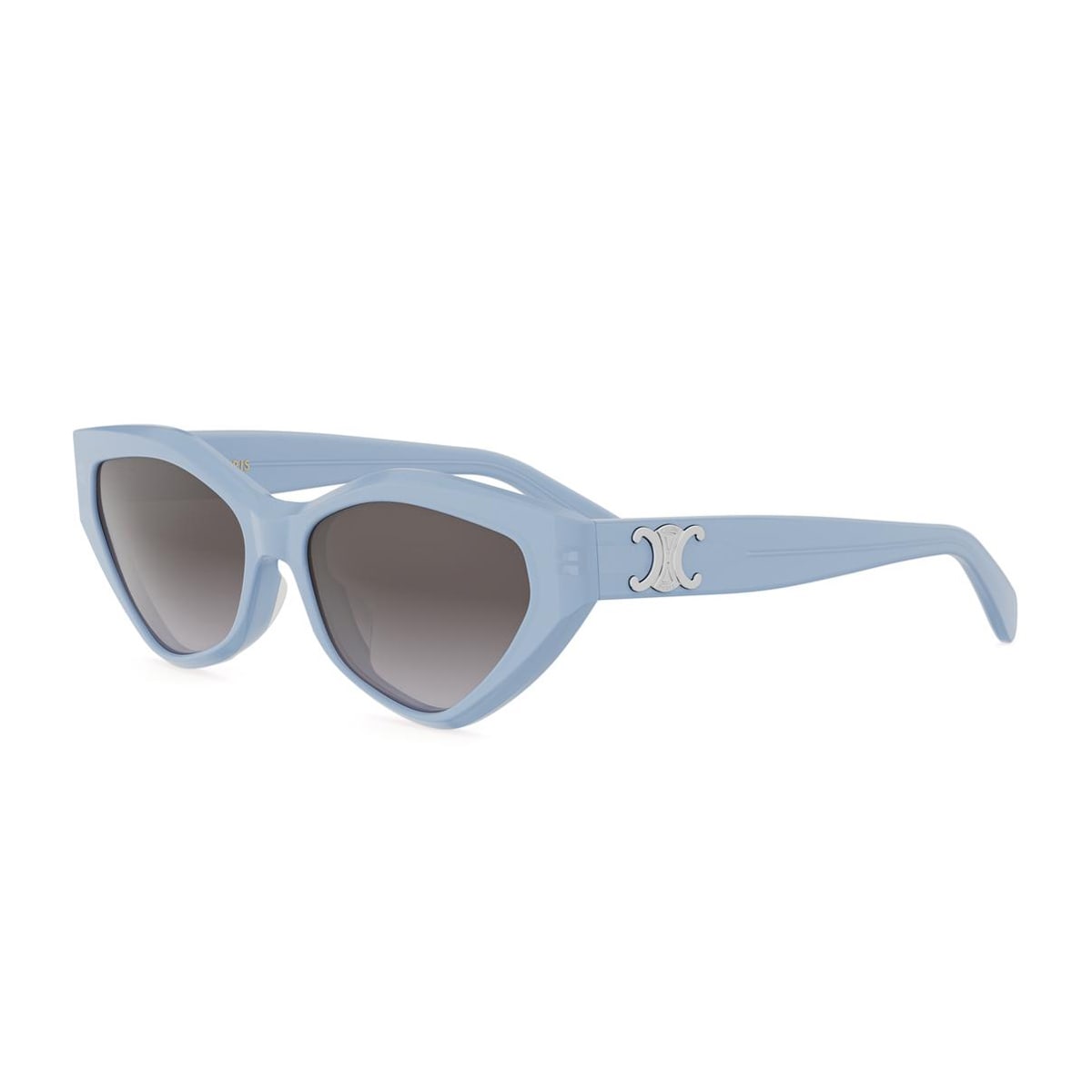 Celine Cl40323u Triomphe 84b Celeste Tenue Sunglasses In Blue