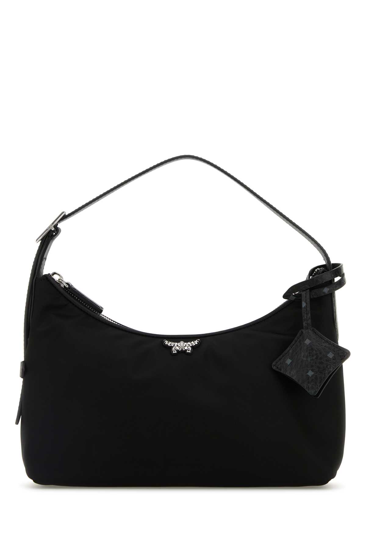 Black Fabric Aren Shoulder Bag