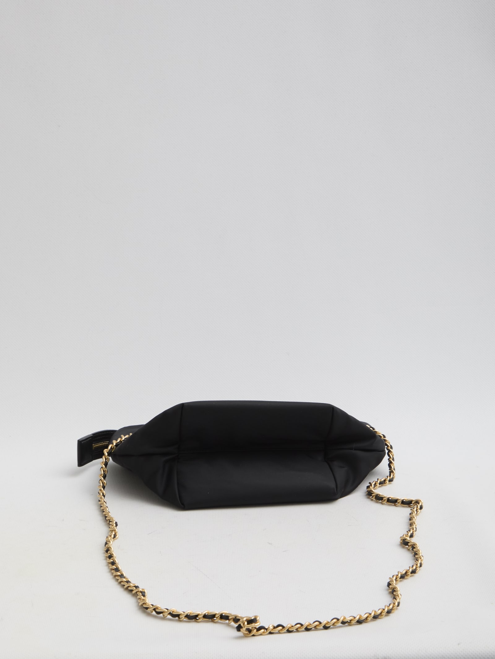 Shop Tory Burch Ella Small Chain Crossbody Bag In Black