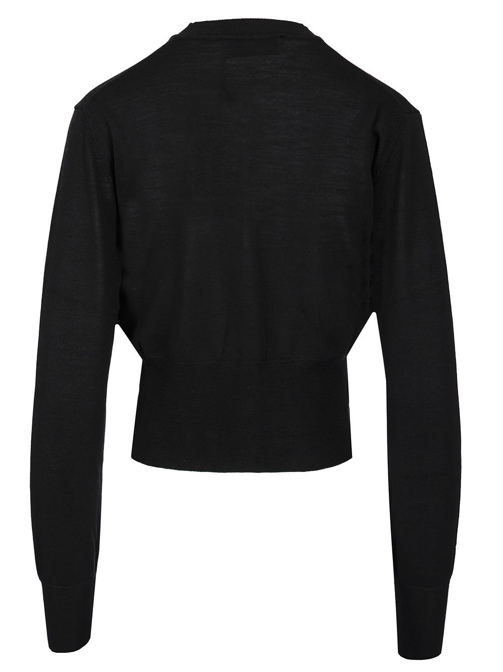 Shop Vivienne Westwood Bea Cropped Cardigan In Black