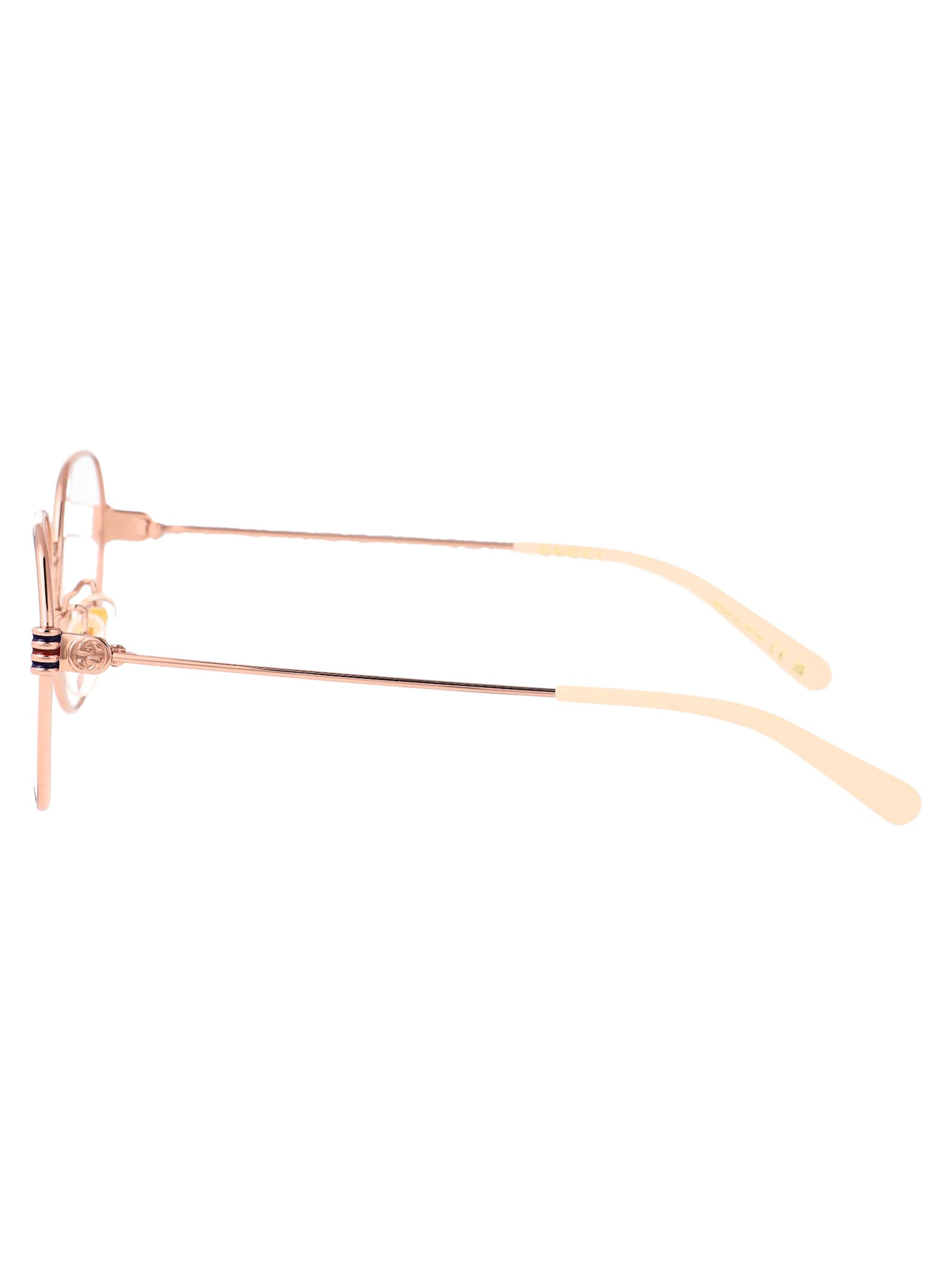 Gucci Gg1675ok Glasses In Gold-gold-transparent