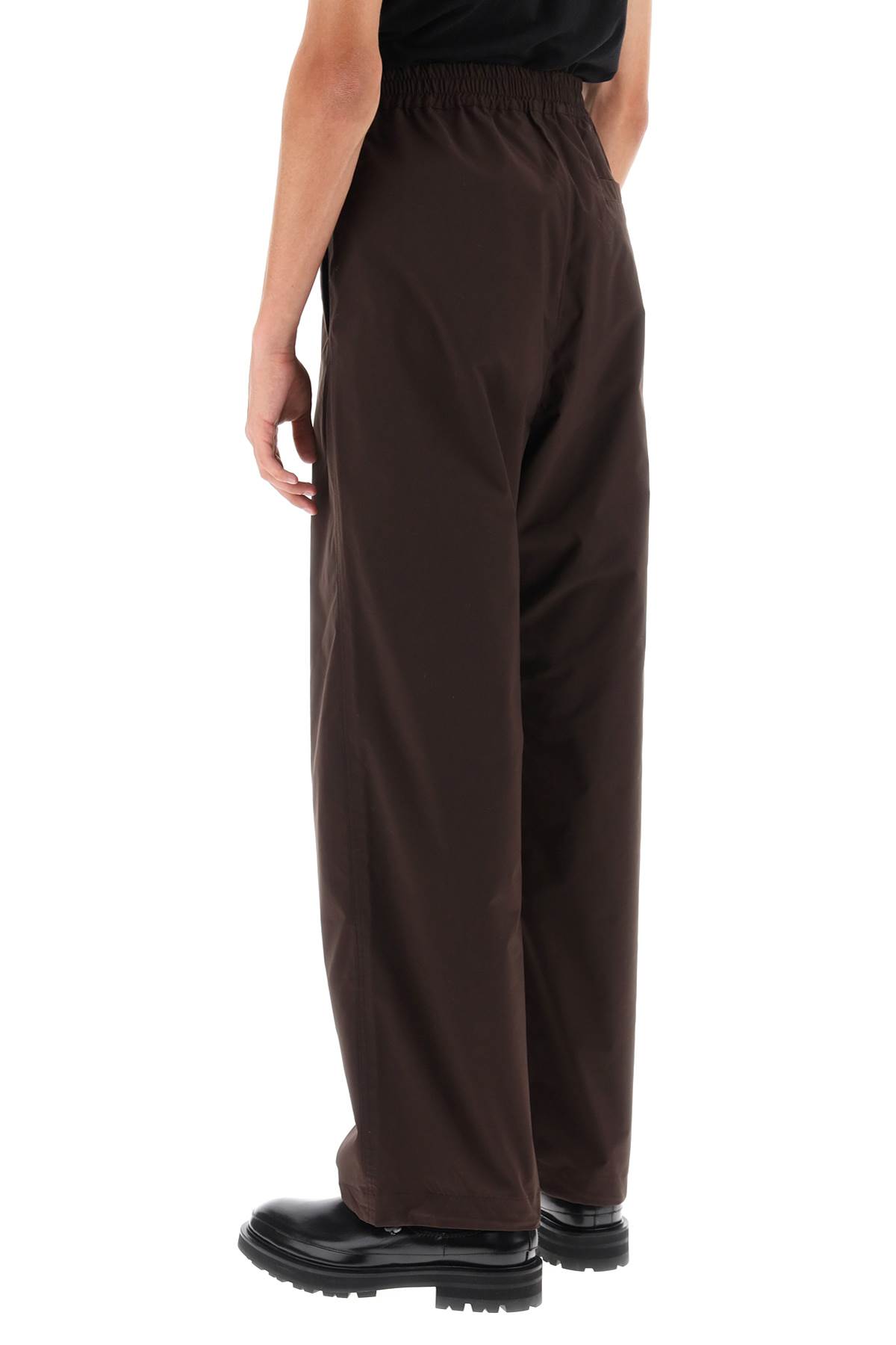 Shop Oamc Dome Straight Cut Pants In Walnut (brown)