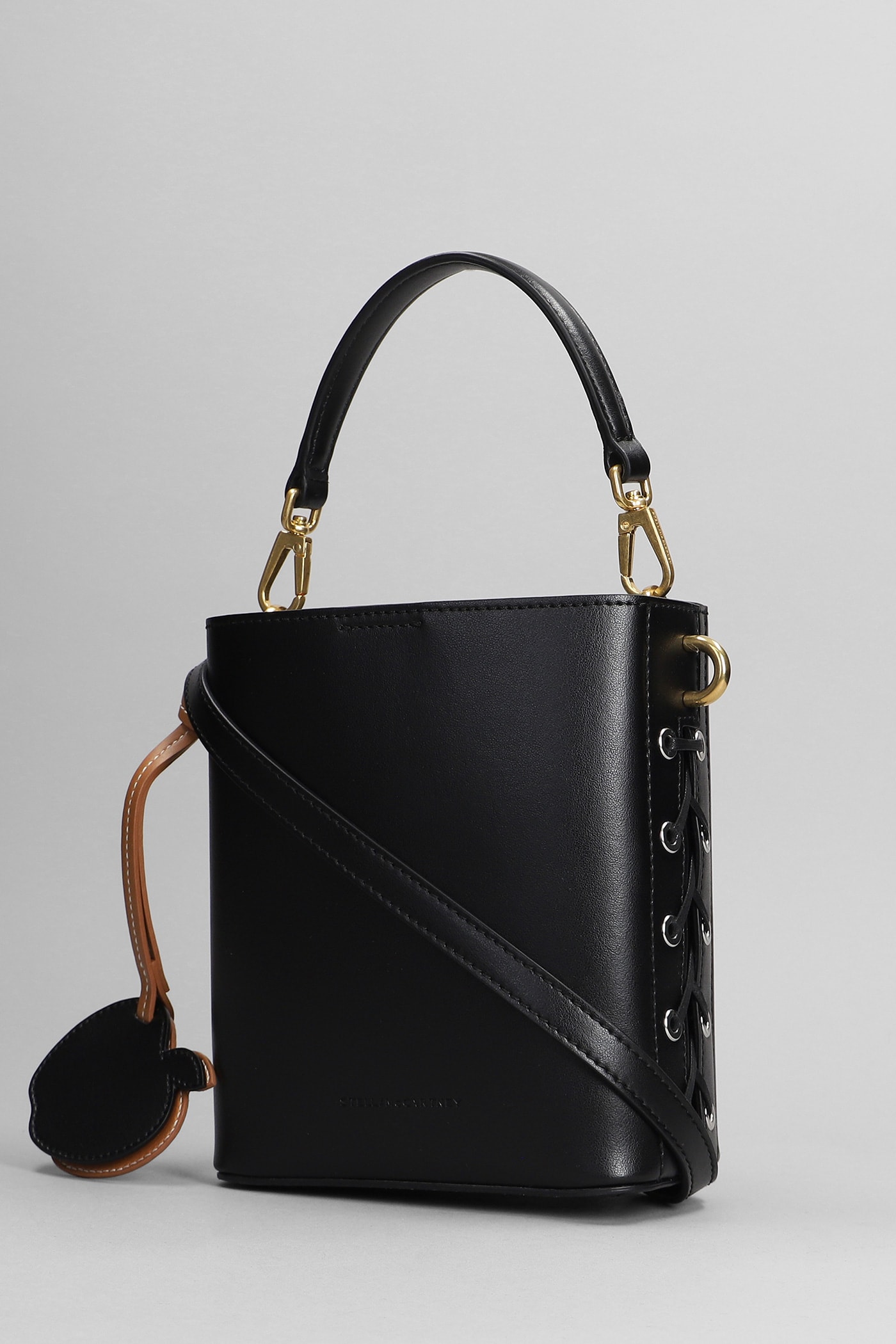 Shop Stella Mccartney Shoulder Bag In Black Polyamide