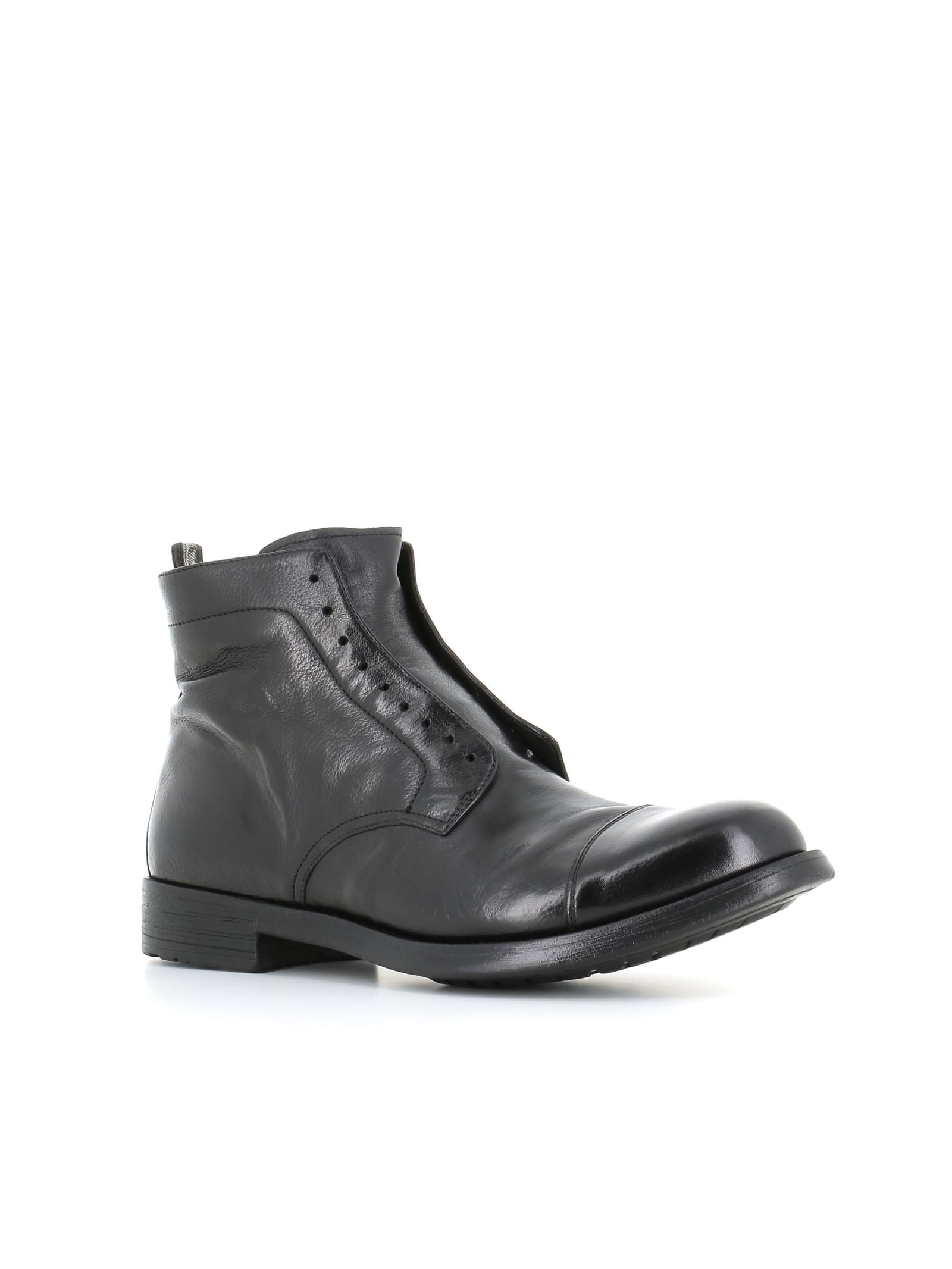 Shop Officine Creative Lace-up Boot Hive/005 In Black