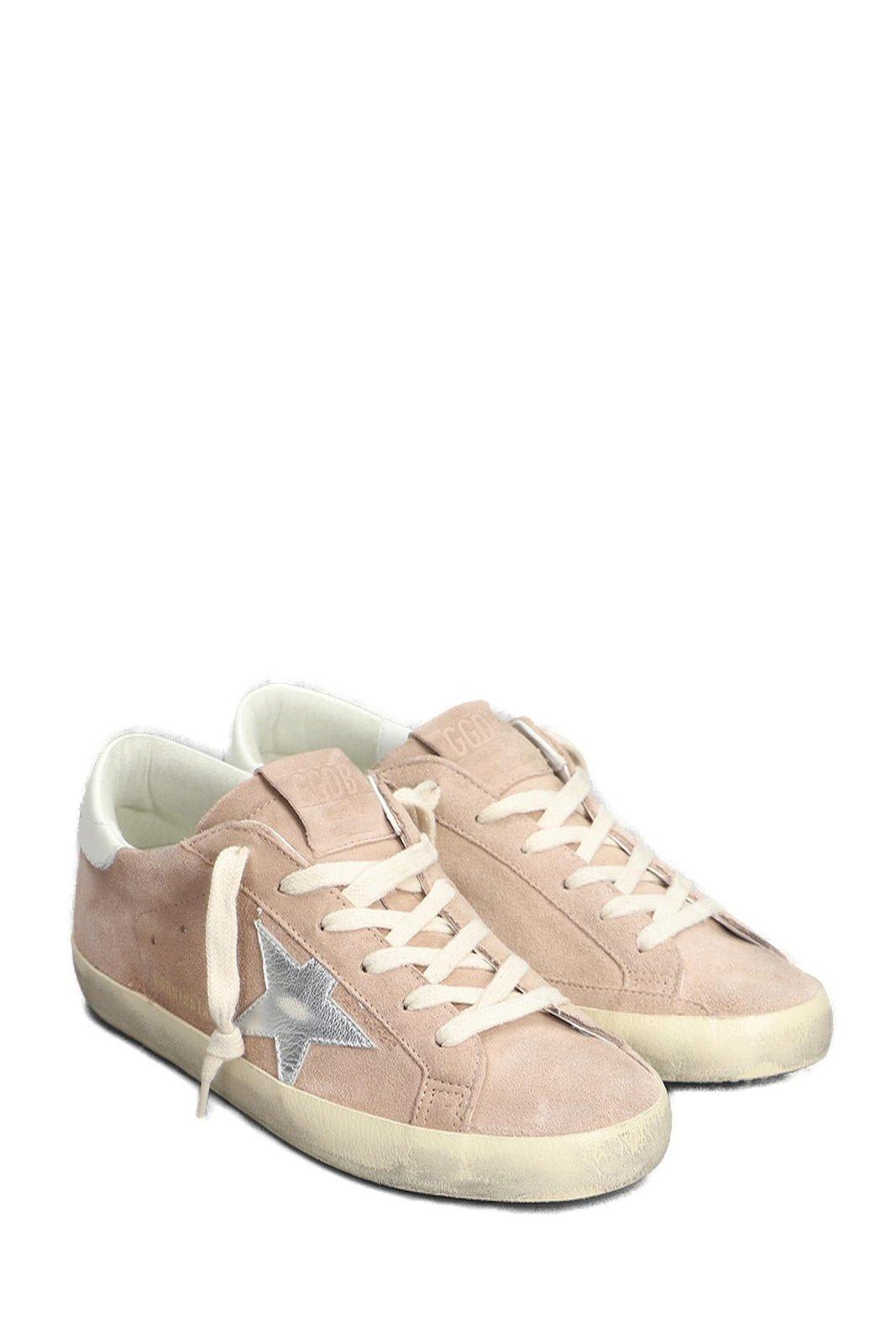 Shop Golden Goose Superstar Low-top Sneakers In Pink