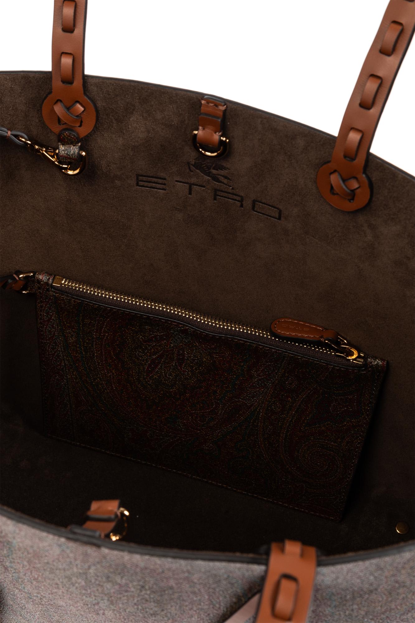 Etro Shopper-type Bag In Brown