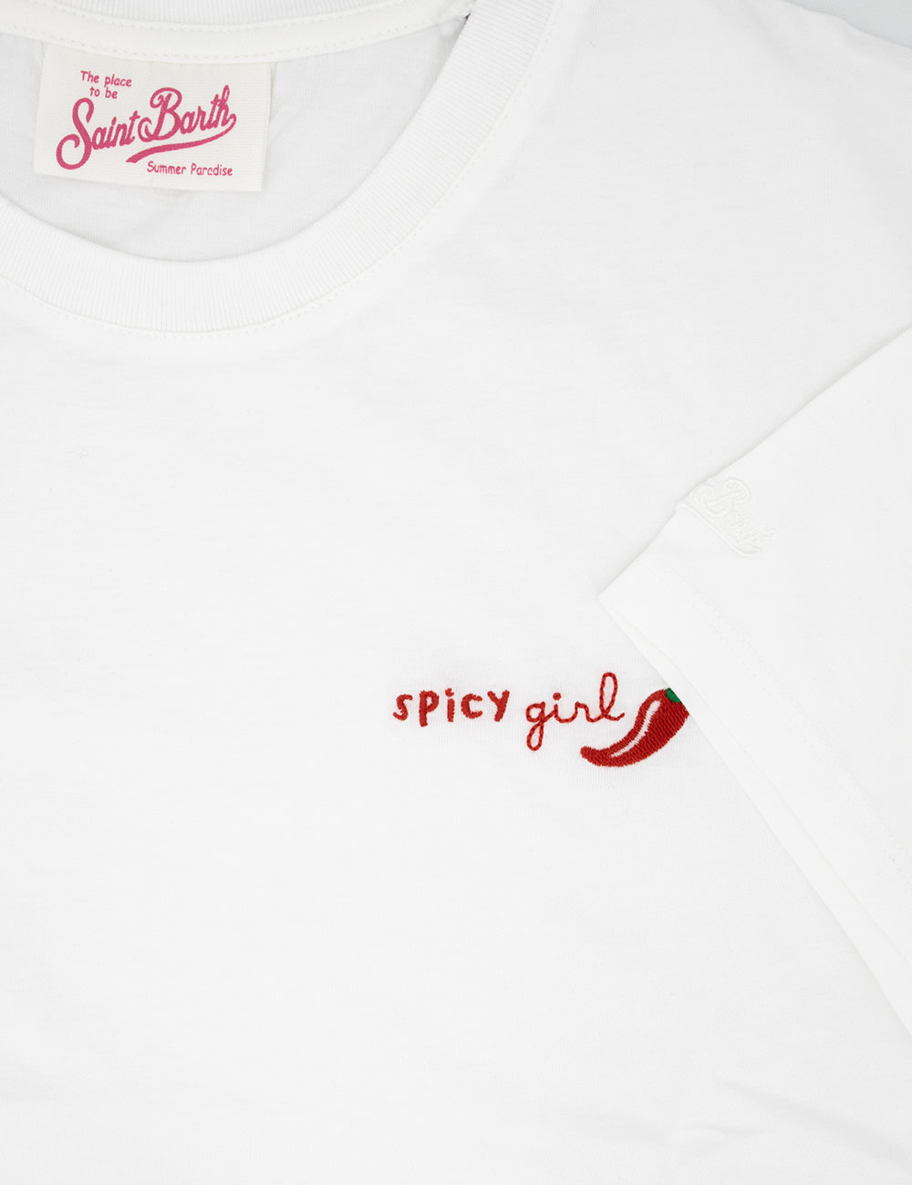 Shop Mc2 Saint Barth T-shirt In Spicy Girl 01 Emb