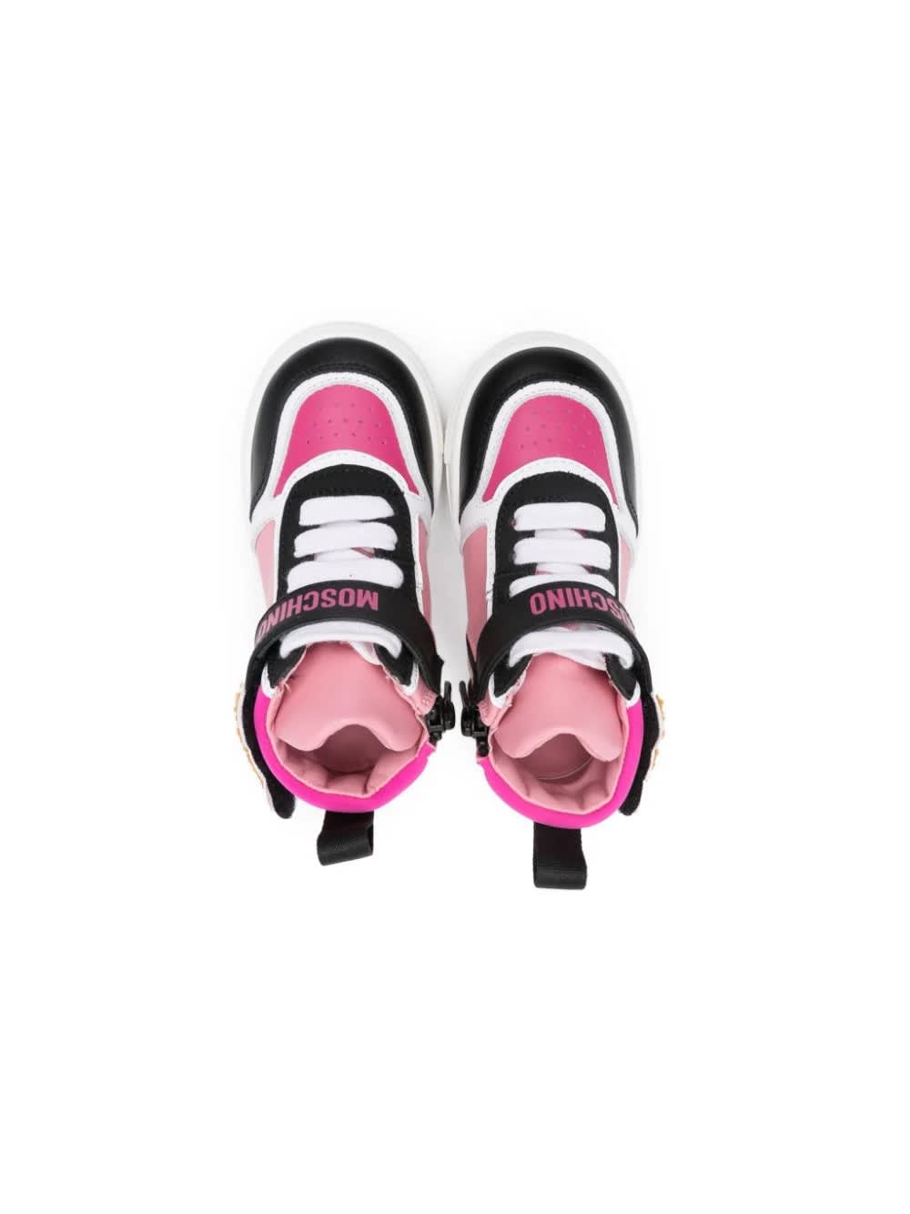 Shop Moschino Sneakers Alte In Pink