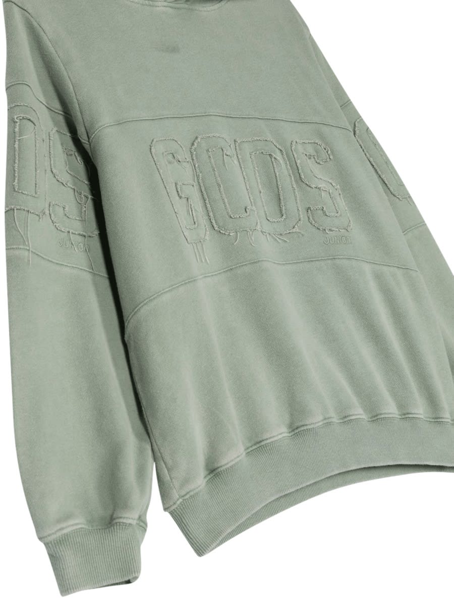 Gcds Mini Hoodie In Green