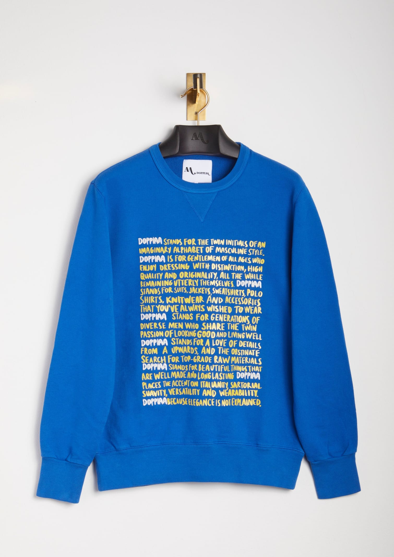 Shop Doppiaa Aacaste  Statement Crew Neck Sweatshirt