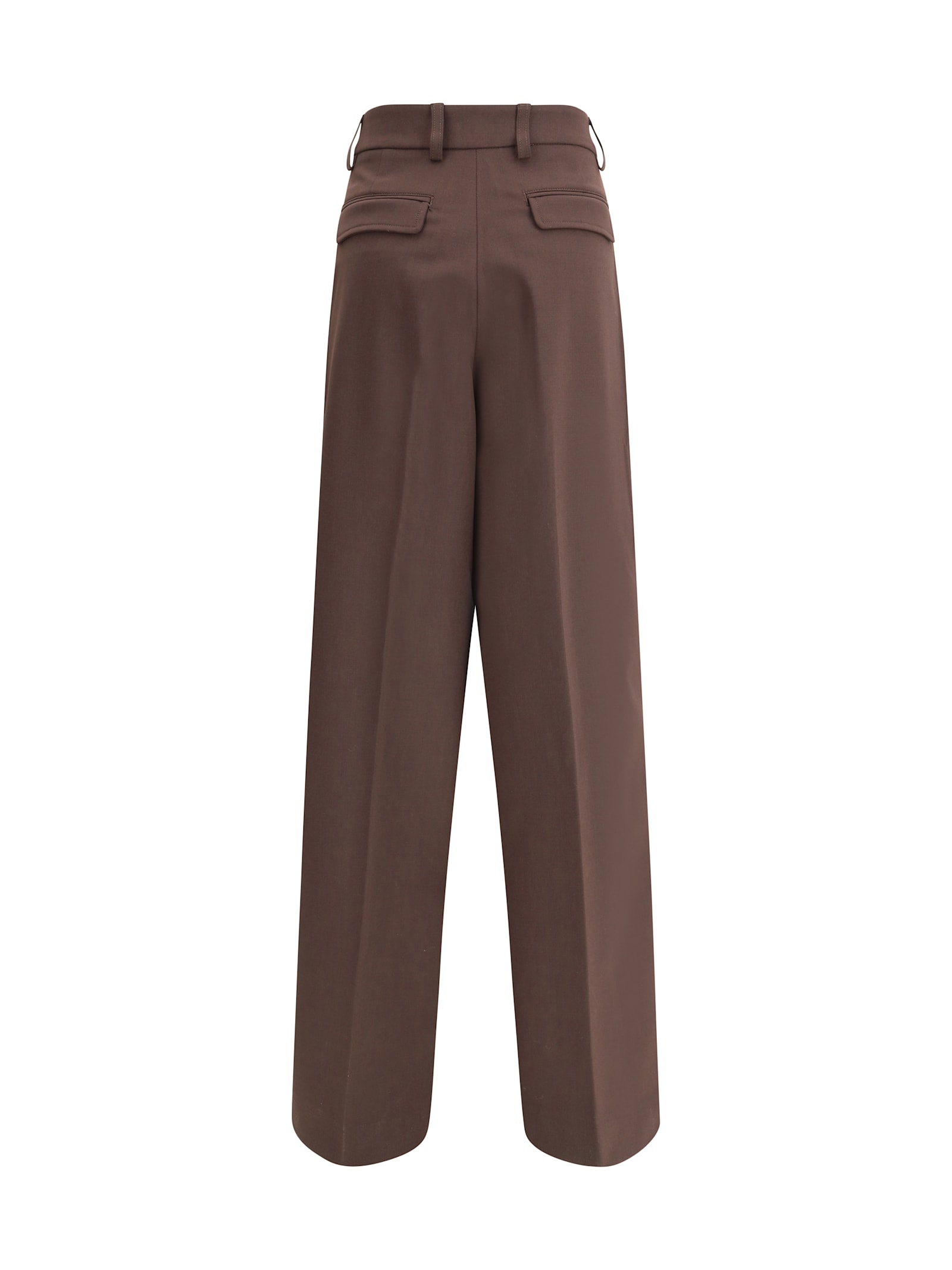 The Latest Pleated Pants In Brown