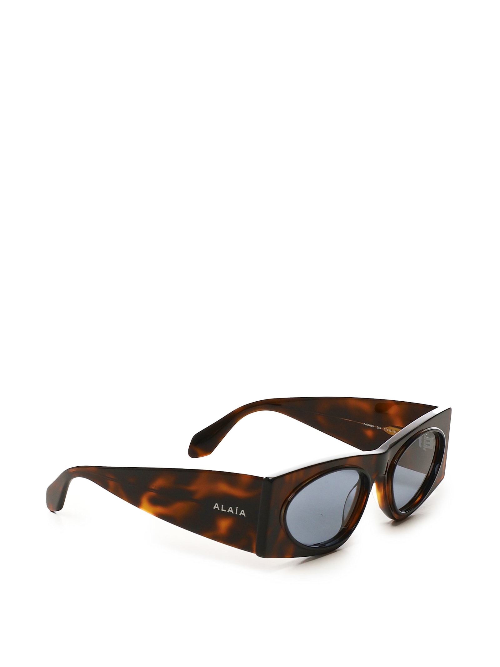 Shop Alaïa Tortoiseshell Sunglasses In Brown